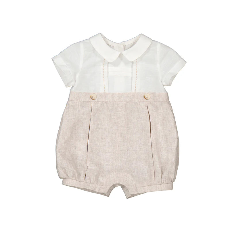 Beige Romper Special Occasion