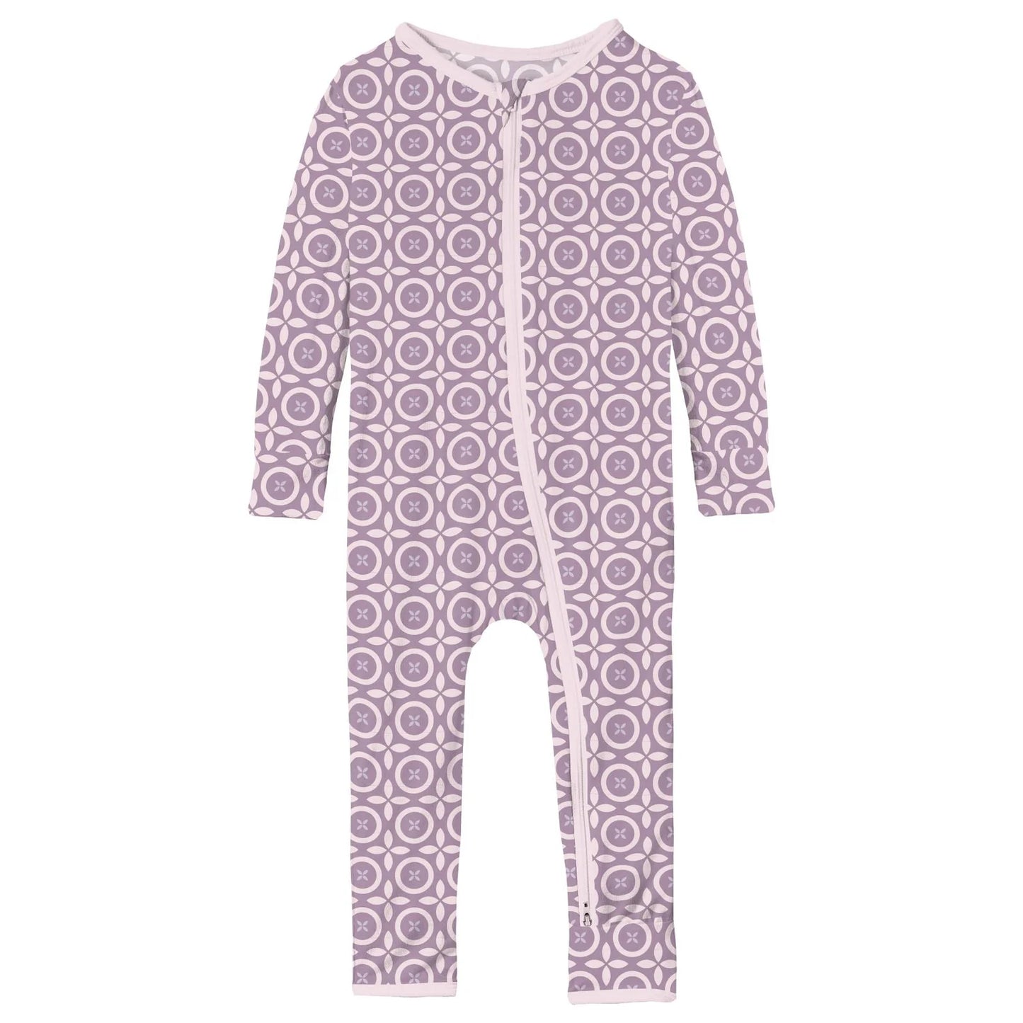Lavender Flower Lattice Coverall
