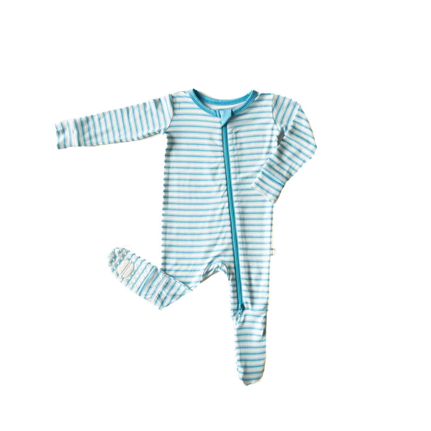 Blue Stripe Footie