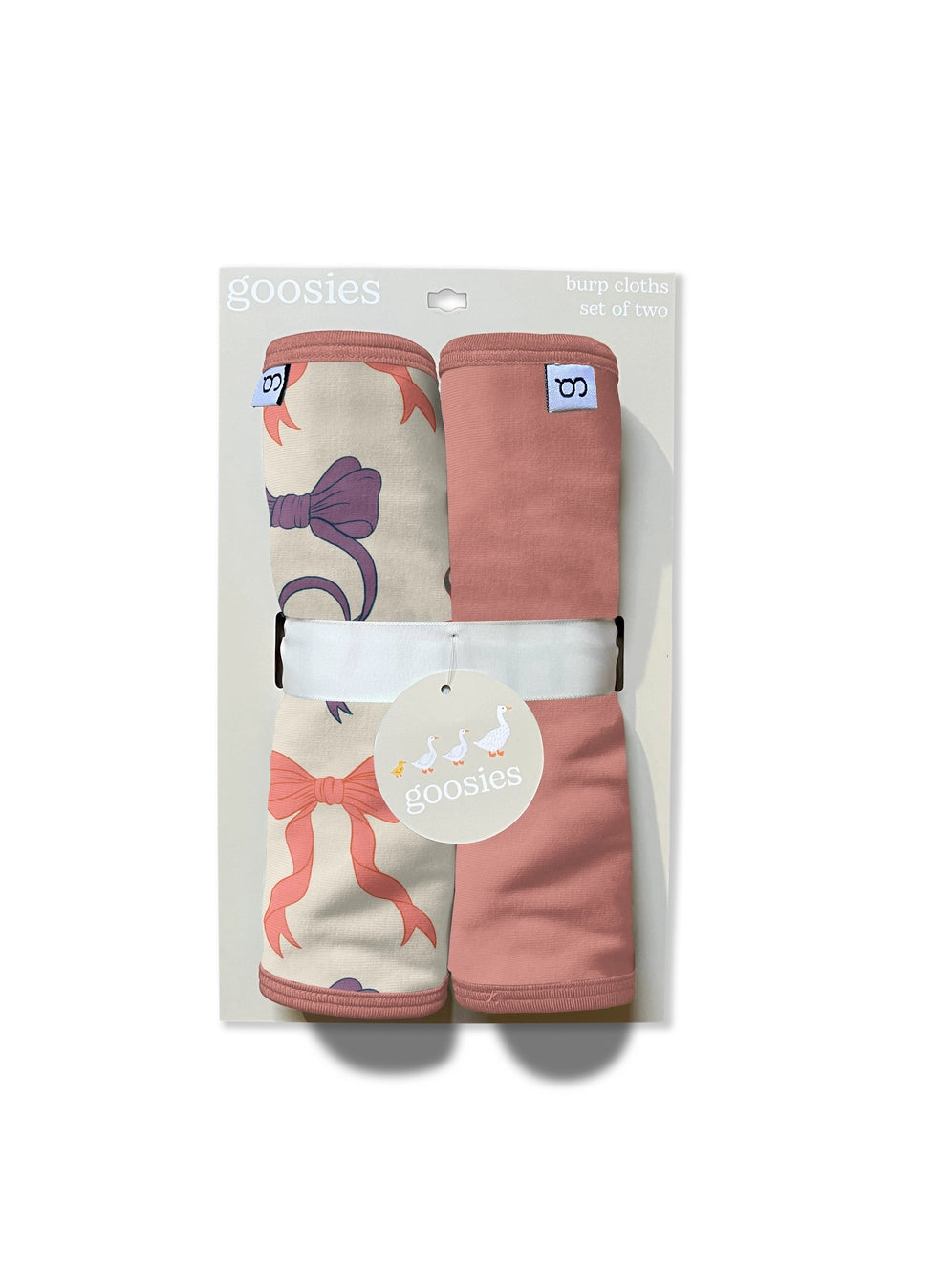 Bows Burp Cloth Set