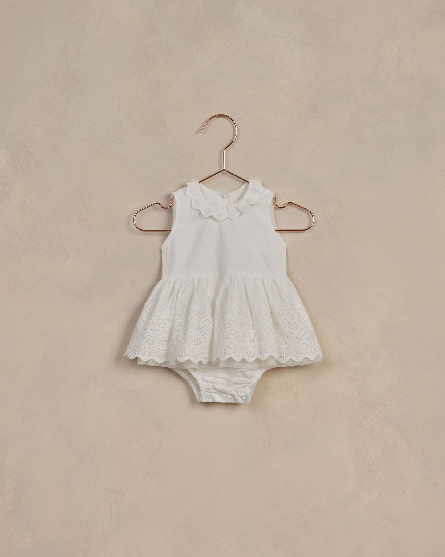 Georgia Romper White