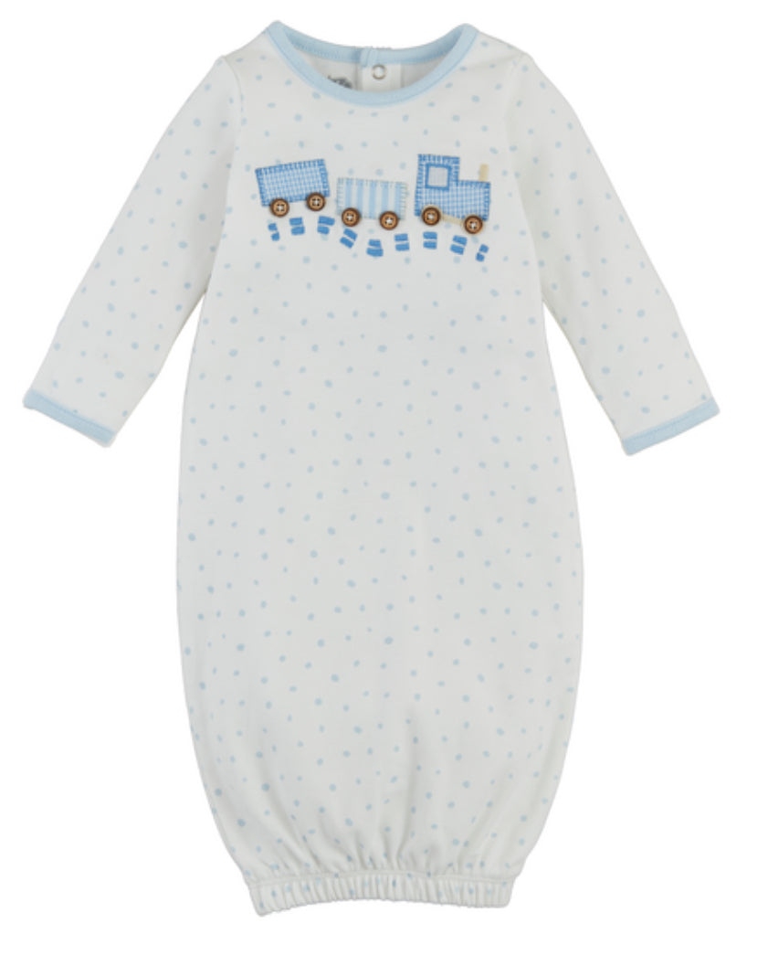 Train Applique Gown