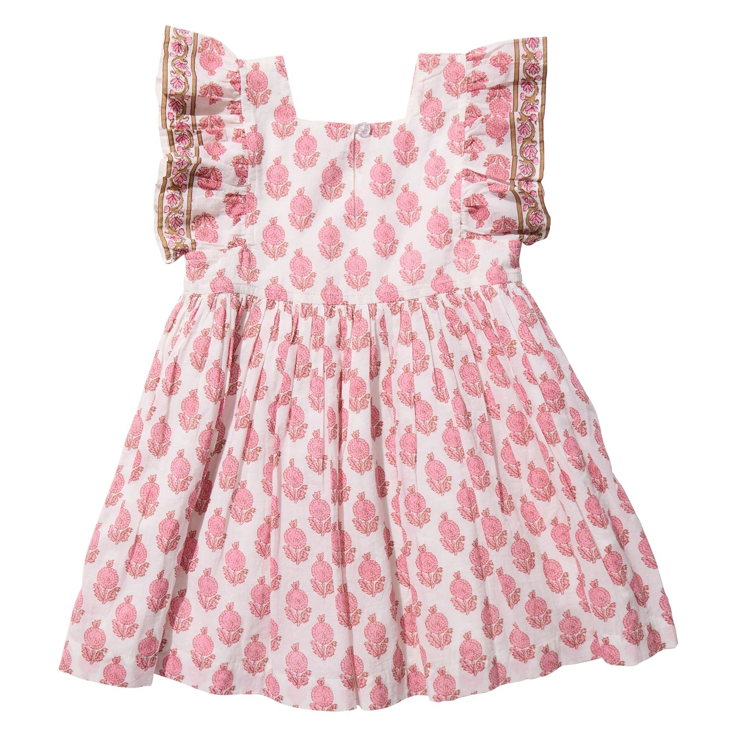 Pink Dahlia Floral Elsie Dress