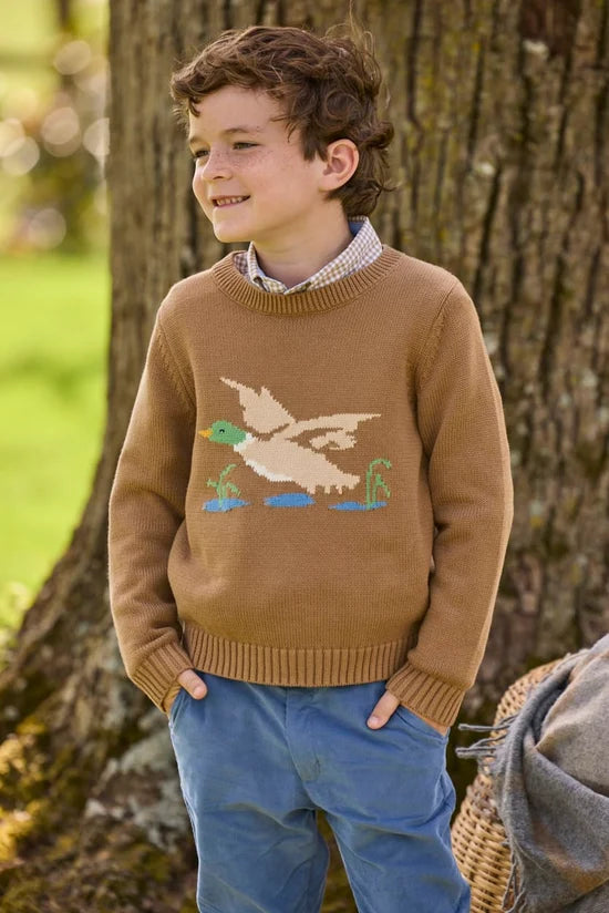 Intarsia Sweater - Flying Gingham