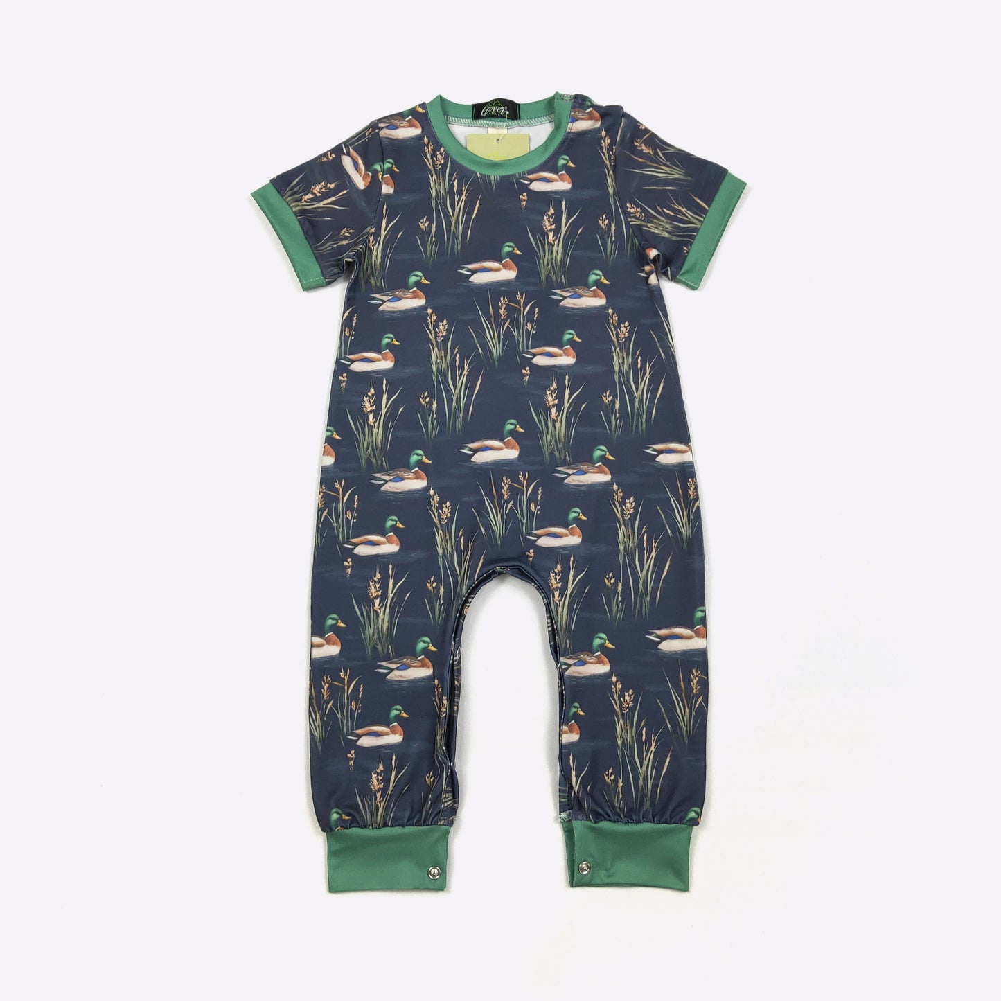 Duck Weed Boy Romper