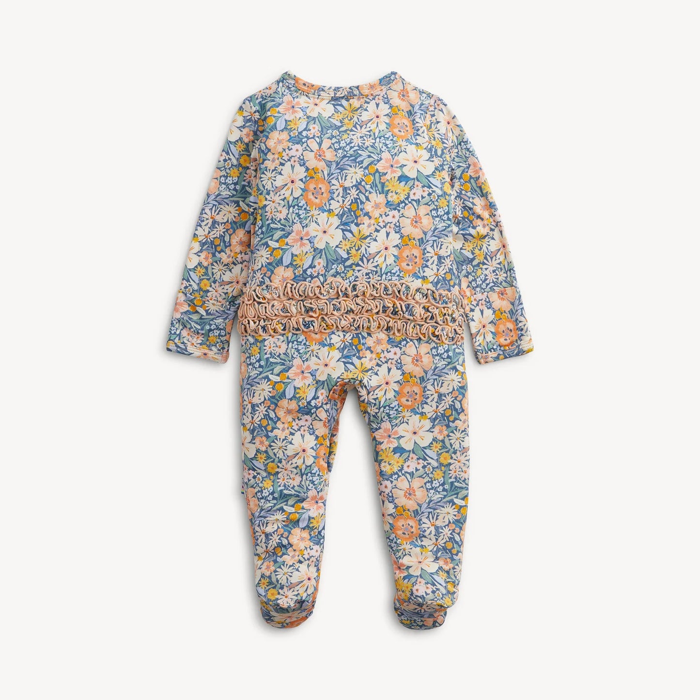 Flora Modal Ruffle Footie