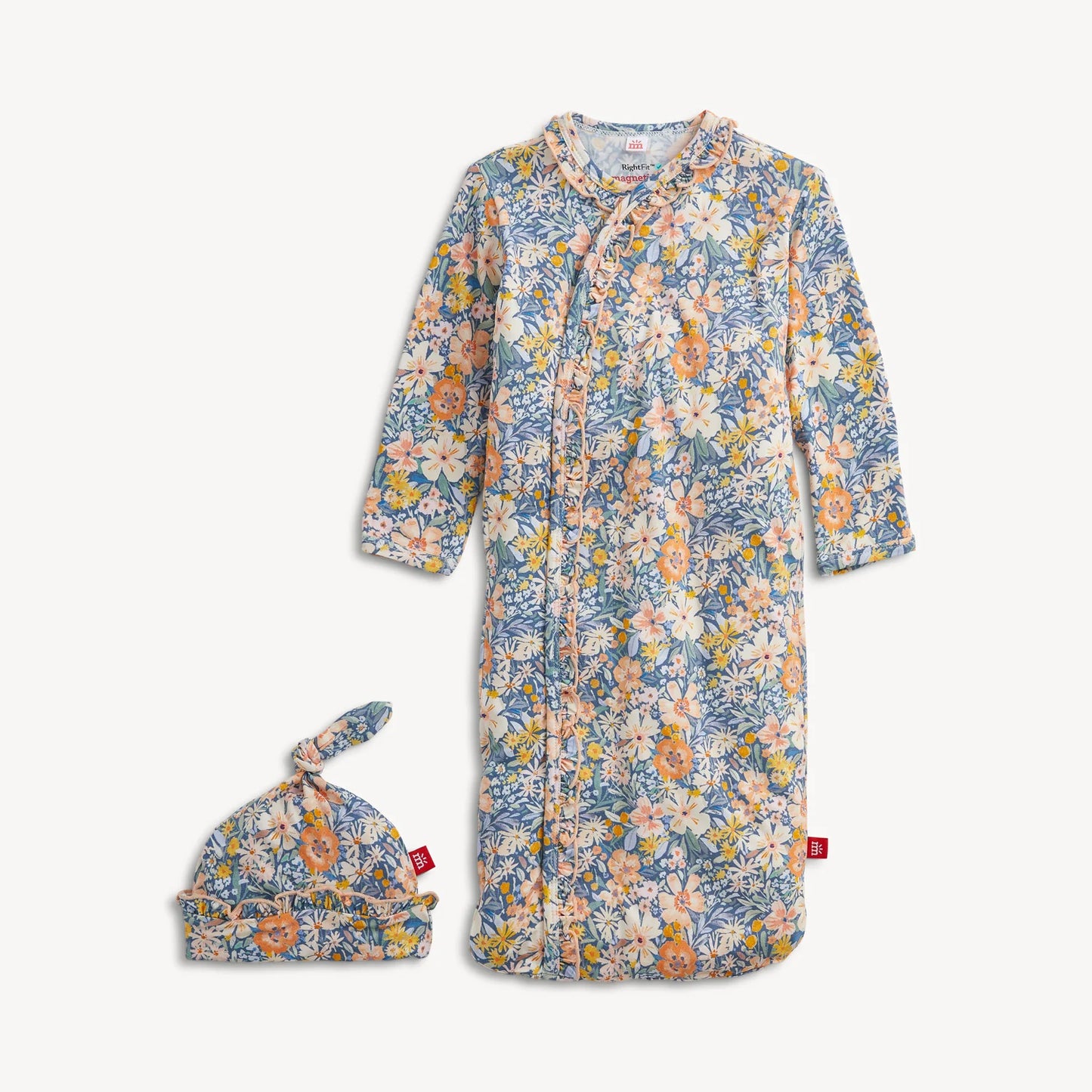 Flora Modal Gown & Hat Set