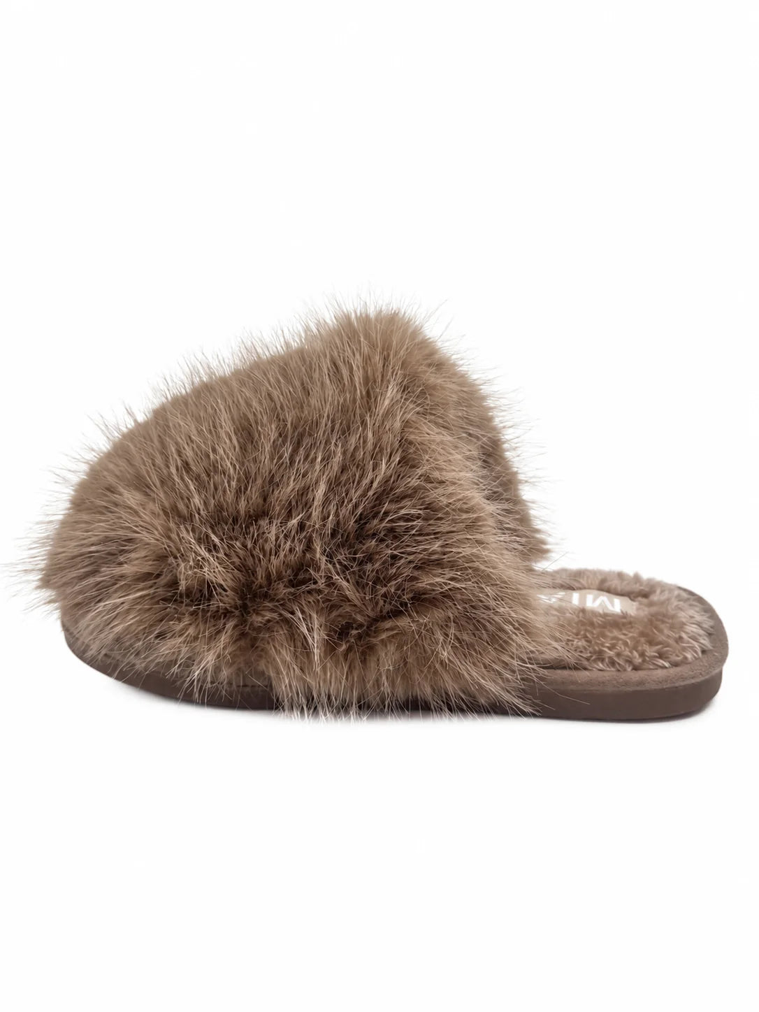 Tan Cupcake Fur Slippers