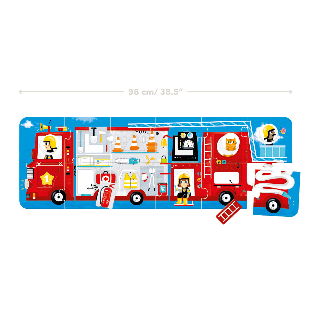 Make-a-Match Puzzle - Fire Truck