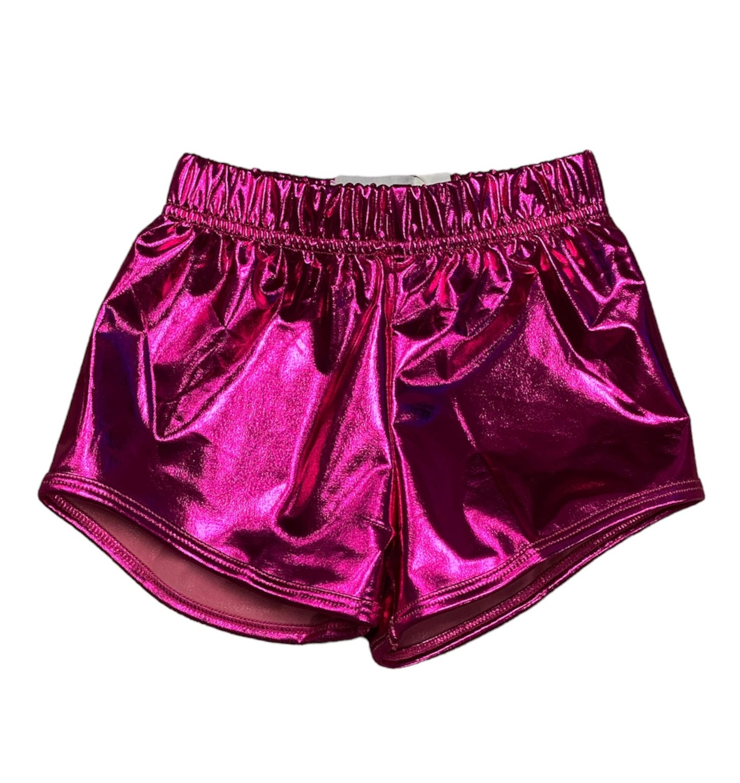 Hot Pink Metallic Shorts