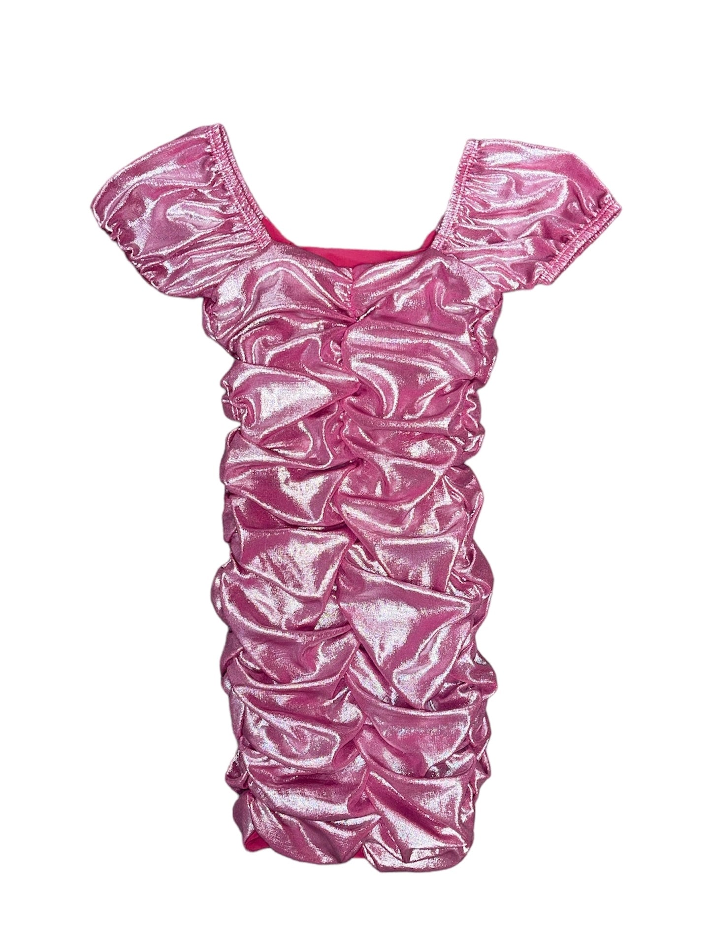 Amelia Pink Shimmer Dress