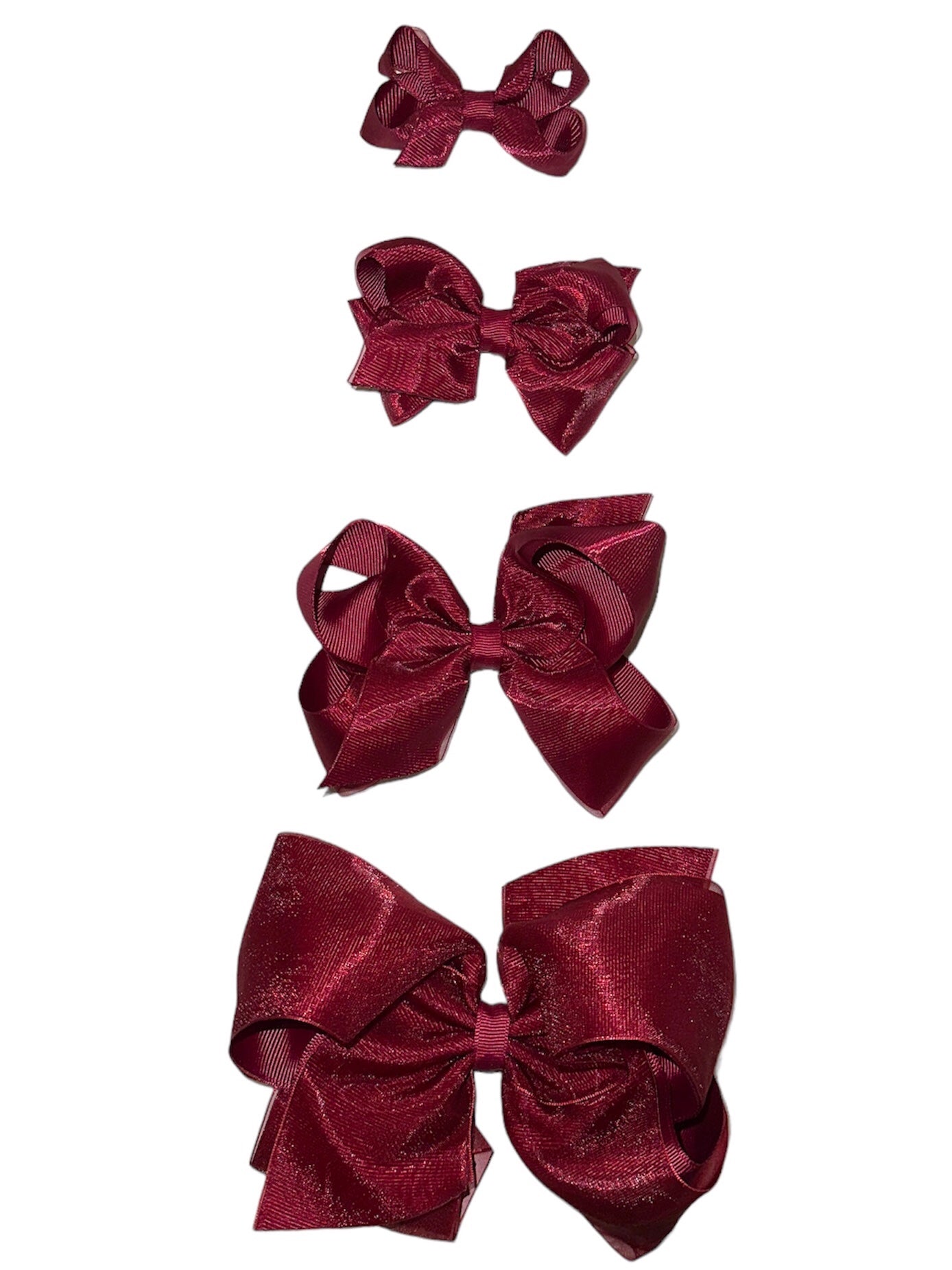 Wine Overlay Bow