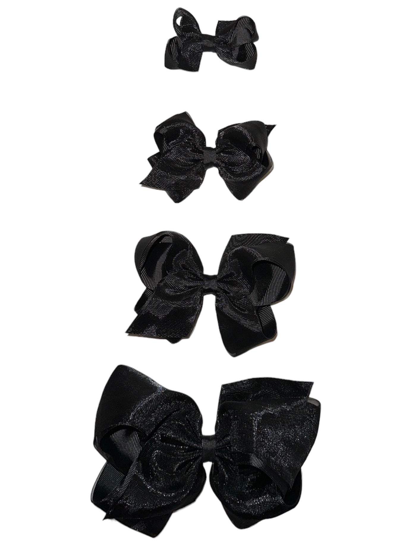 Black Overlay Bow
