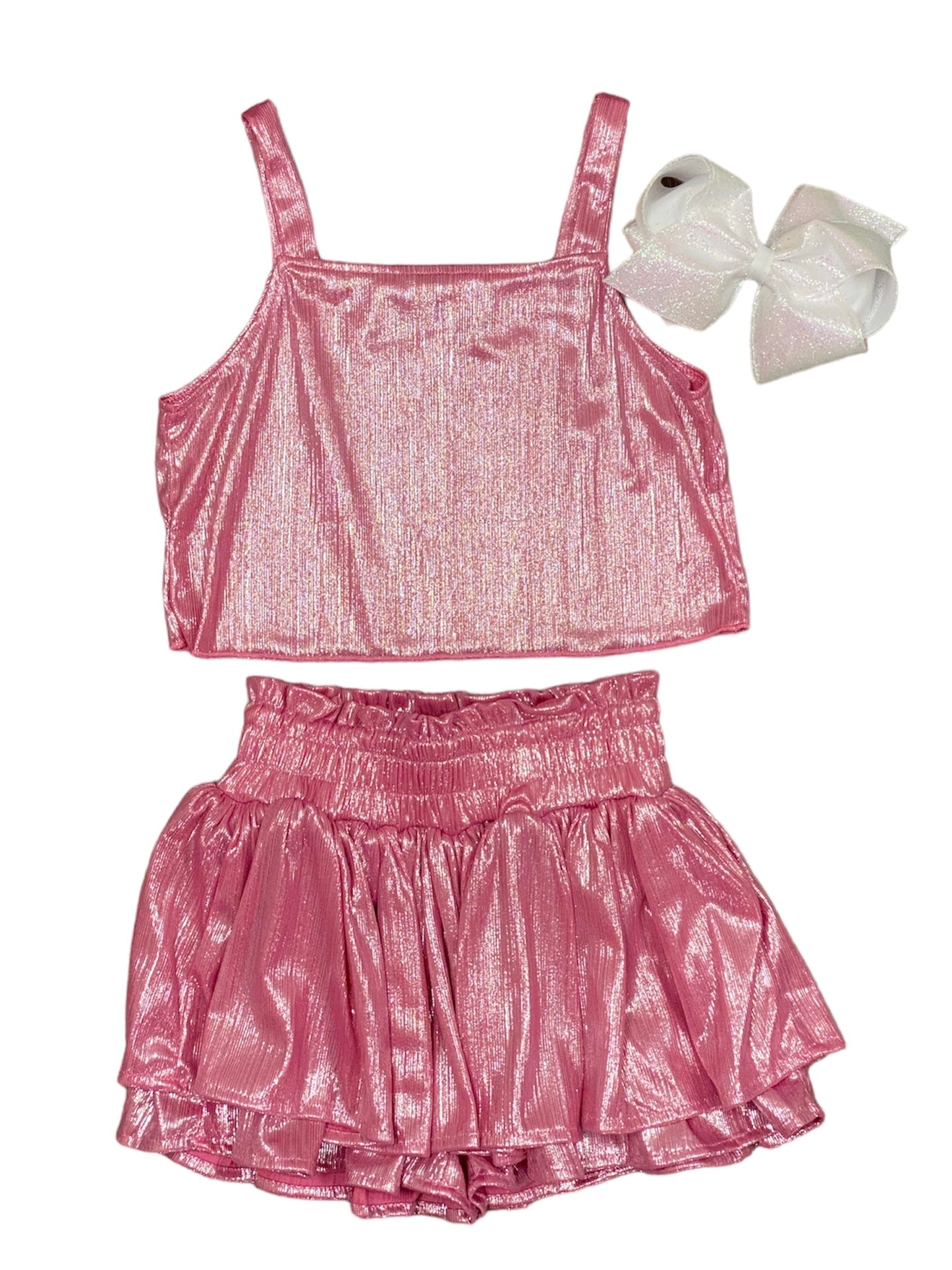 Pink Plisse Set