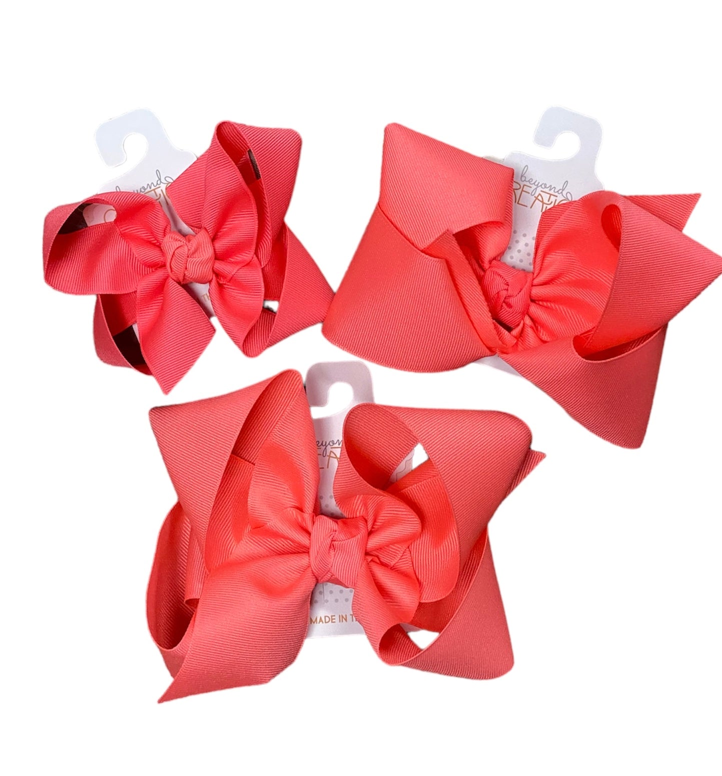 Neon Pink W Knot Bow