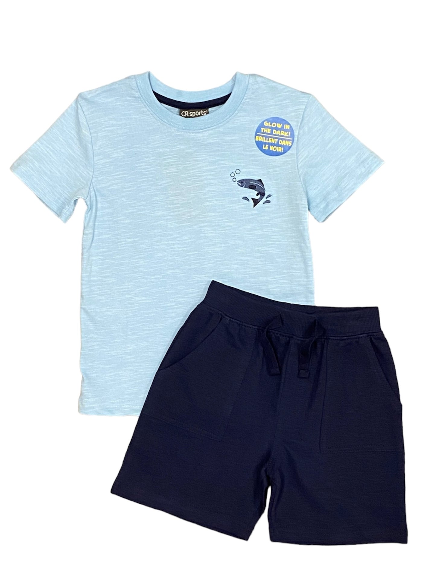 Navy Terry Shorts