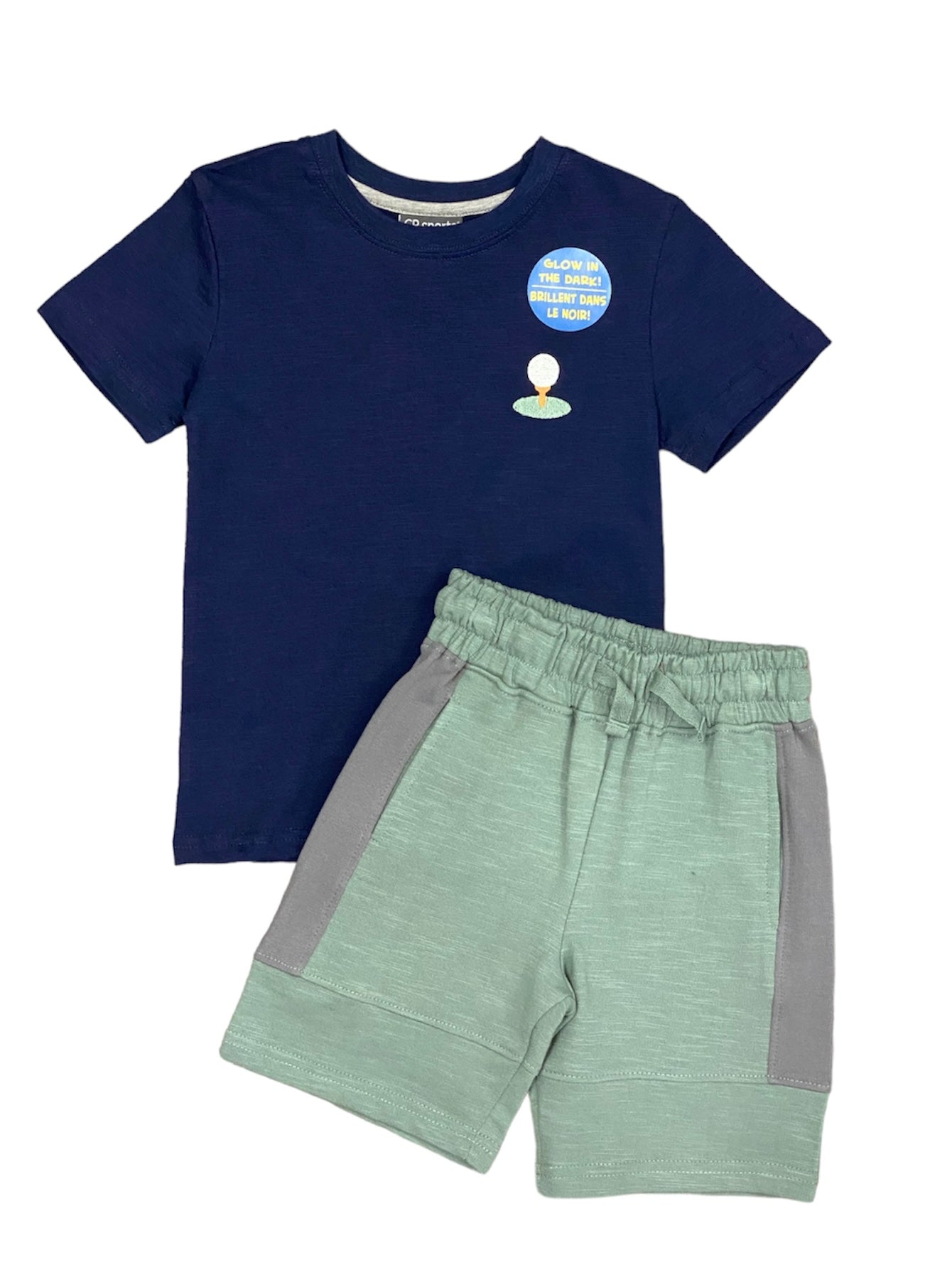 Olive Terry Shorts