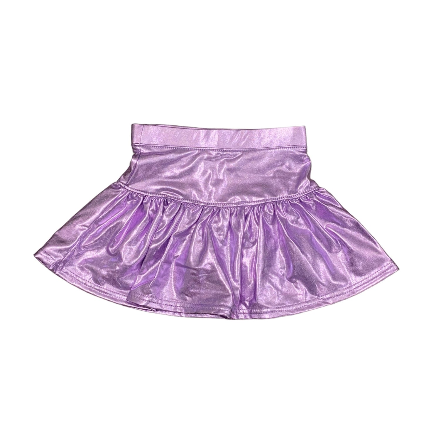 Lavender Metallic Skort