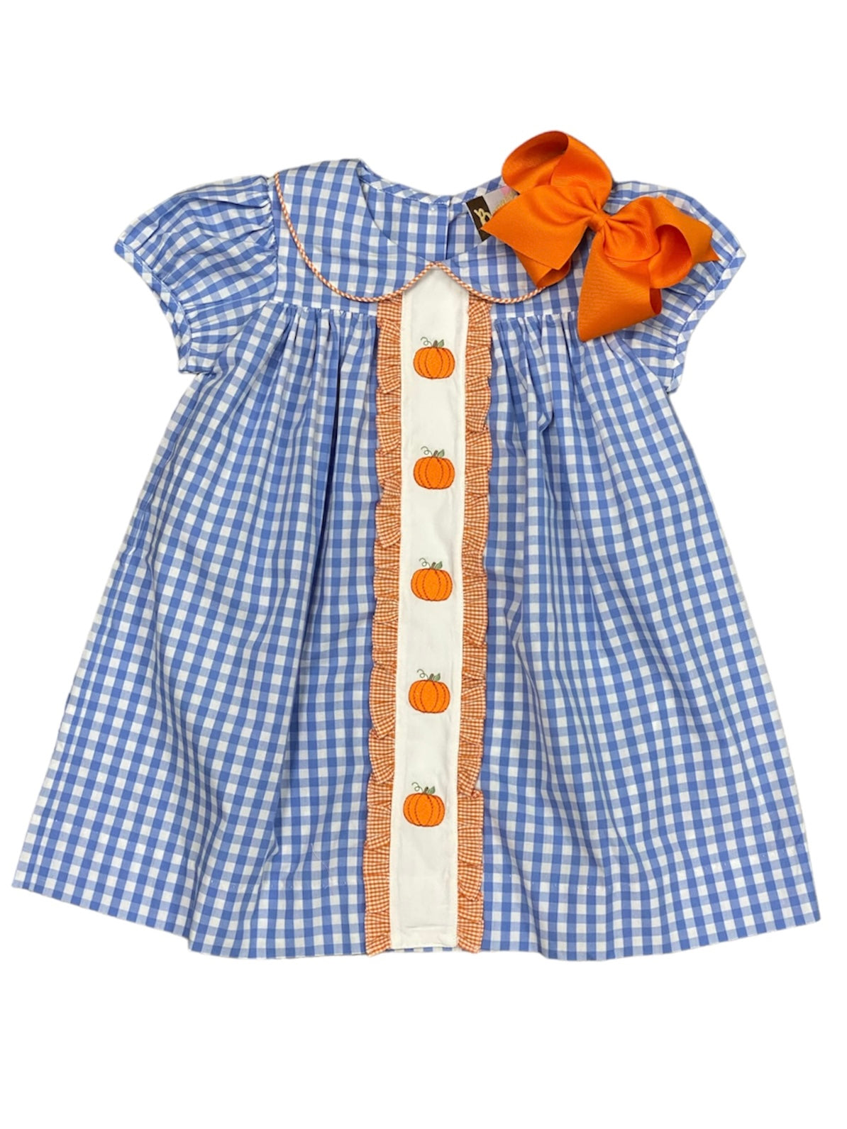 Pumpkin Embroidery Dress