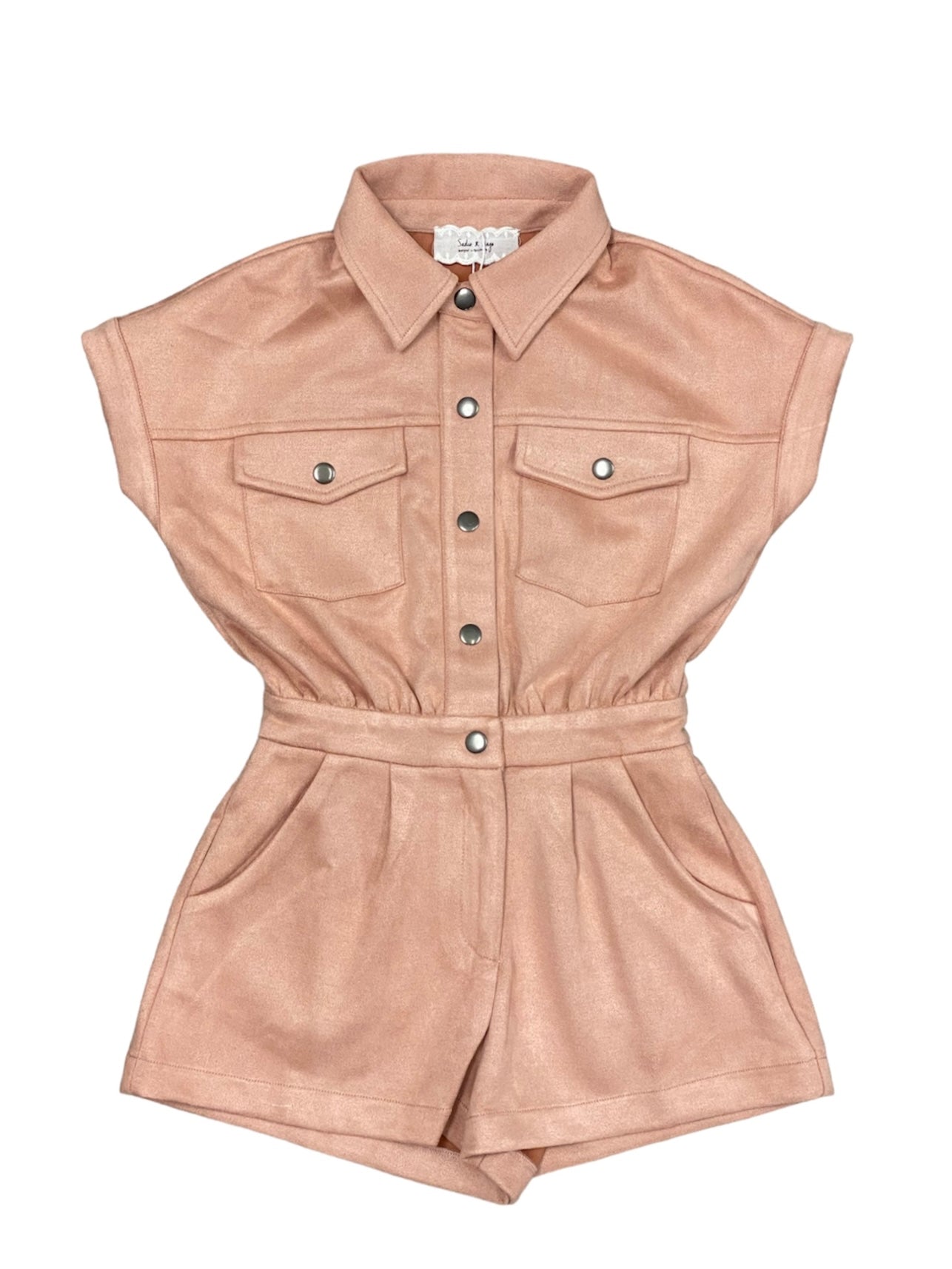 Suede Romper