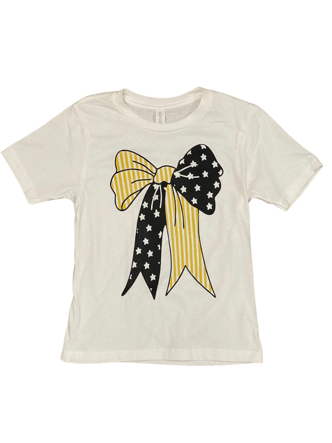 Gold Bow Tee – Cutie Patootie, image size:1378x1837