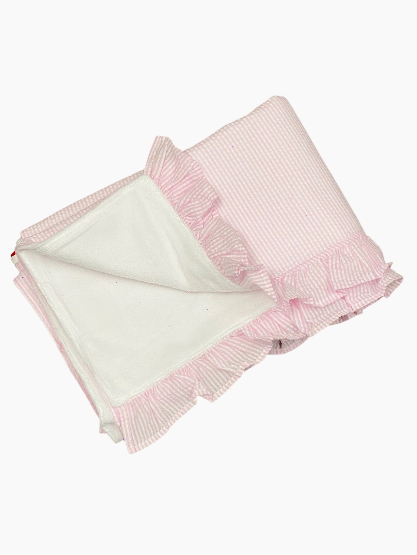 Light Pink Stripe Pool Towel