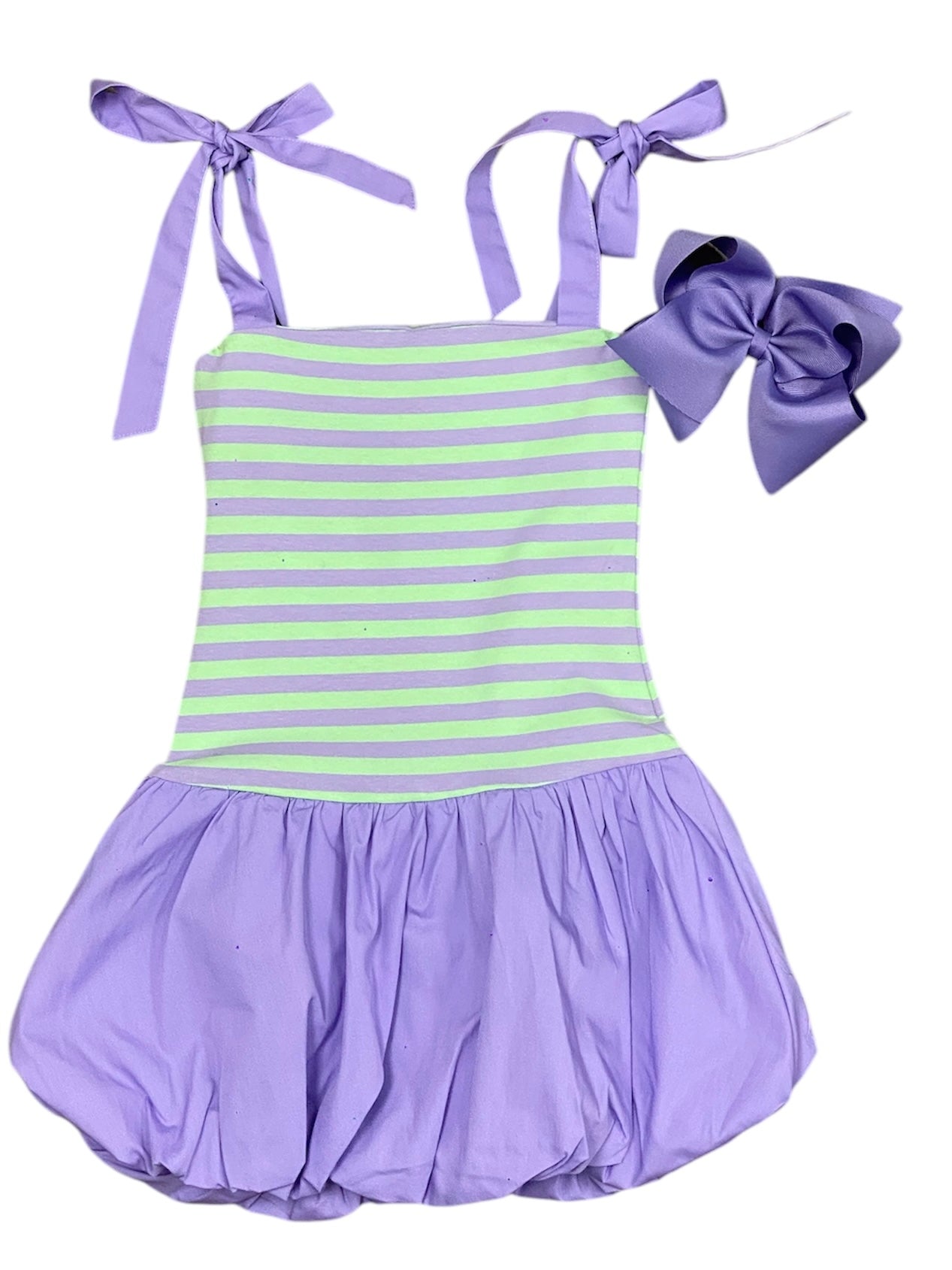 Lavender Bubble Mini Dress