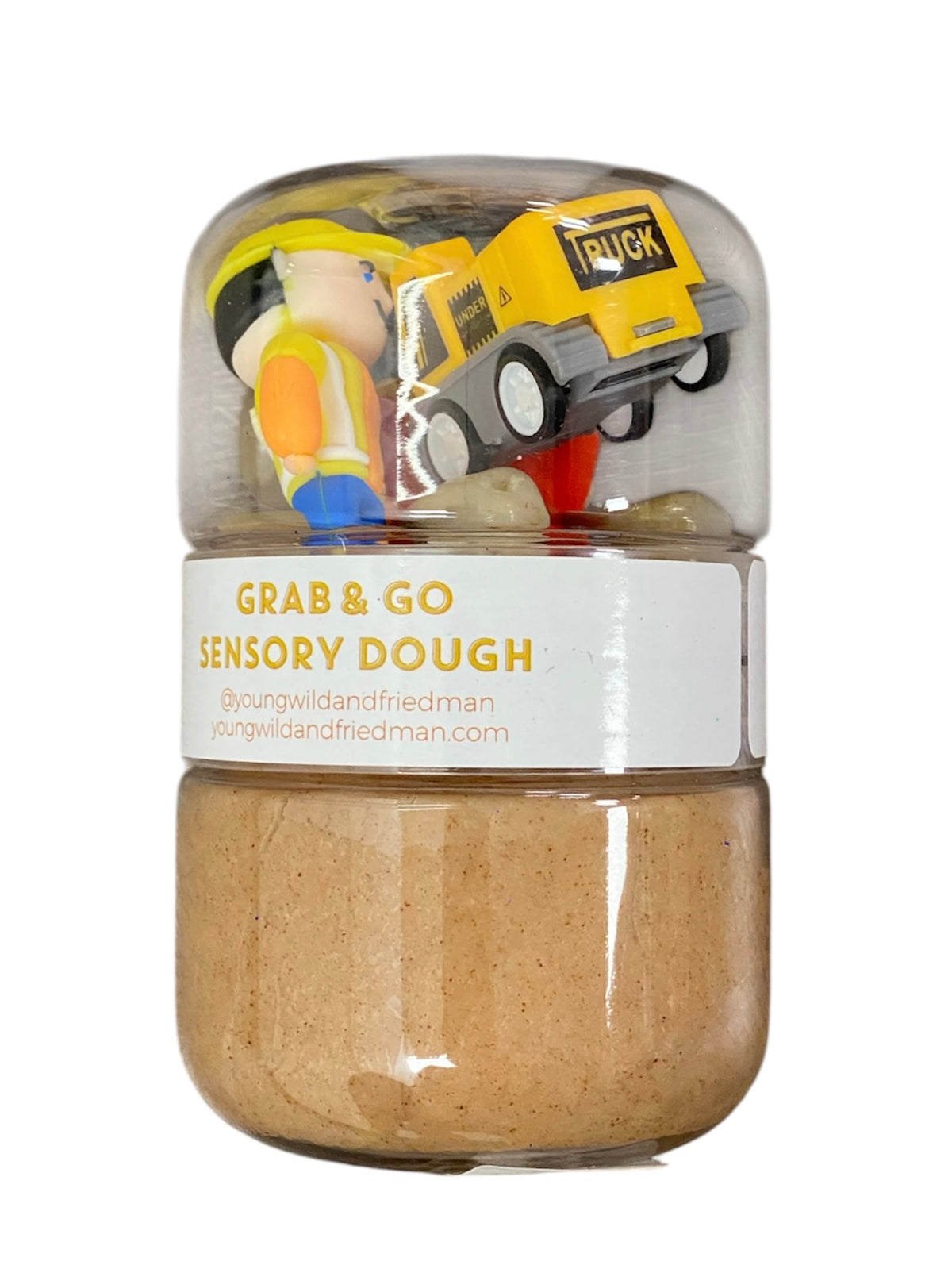 Construction Grab & Go Dough Jar