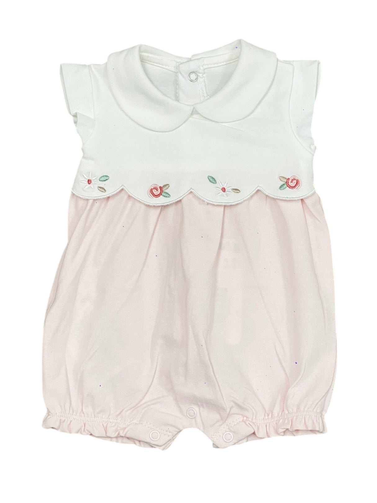 Pink & White Floral Bubble
