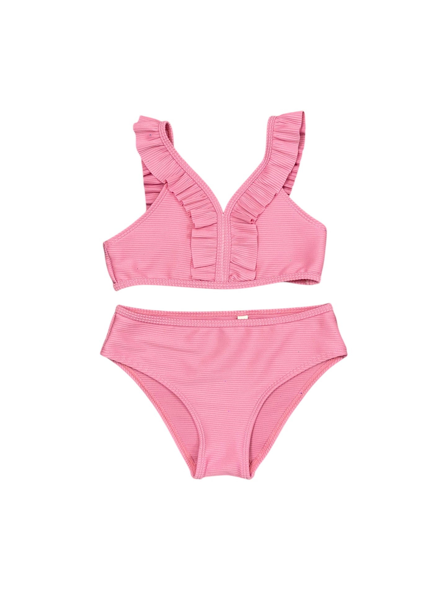 Pink Ruffle Swim