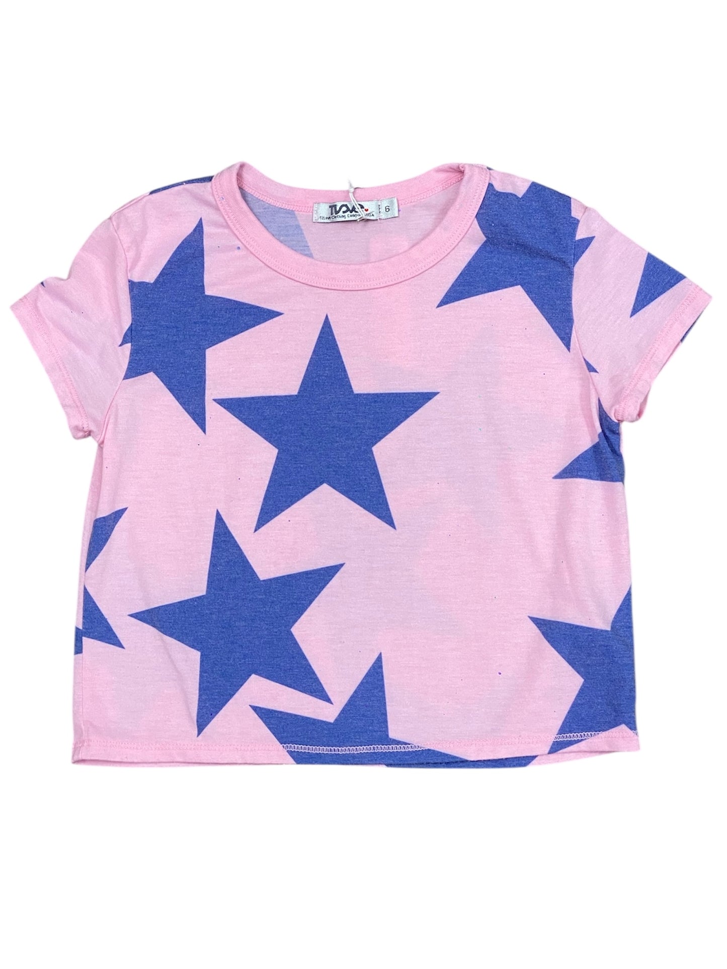 Pink Cobalt Stars Top