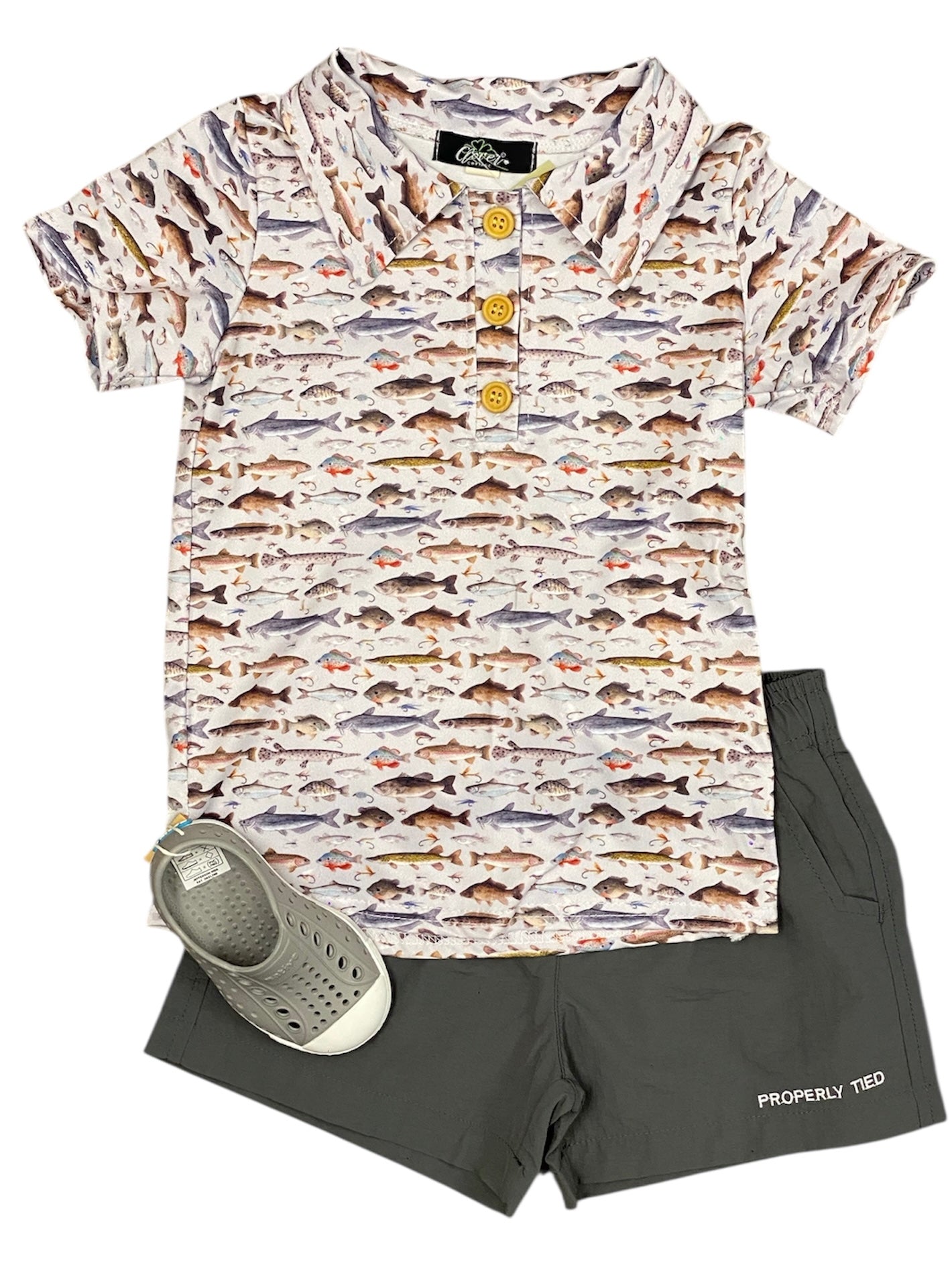 Fish Boy Collar Shirt