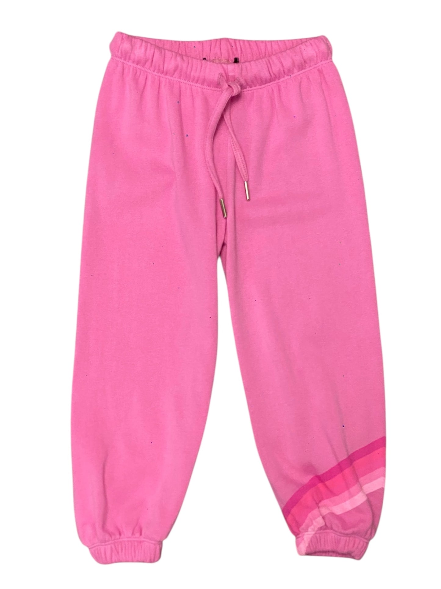 Pink Striped Sweatpants