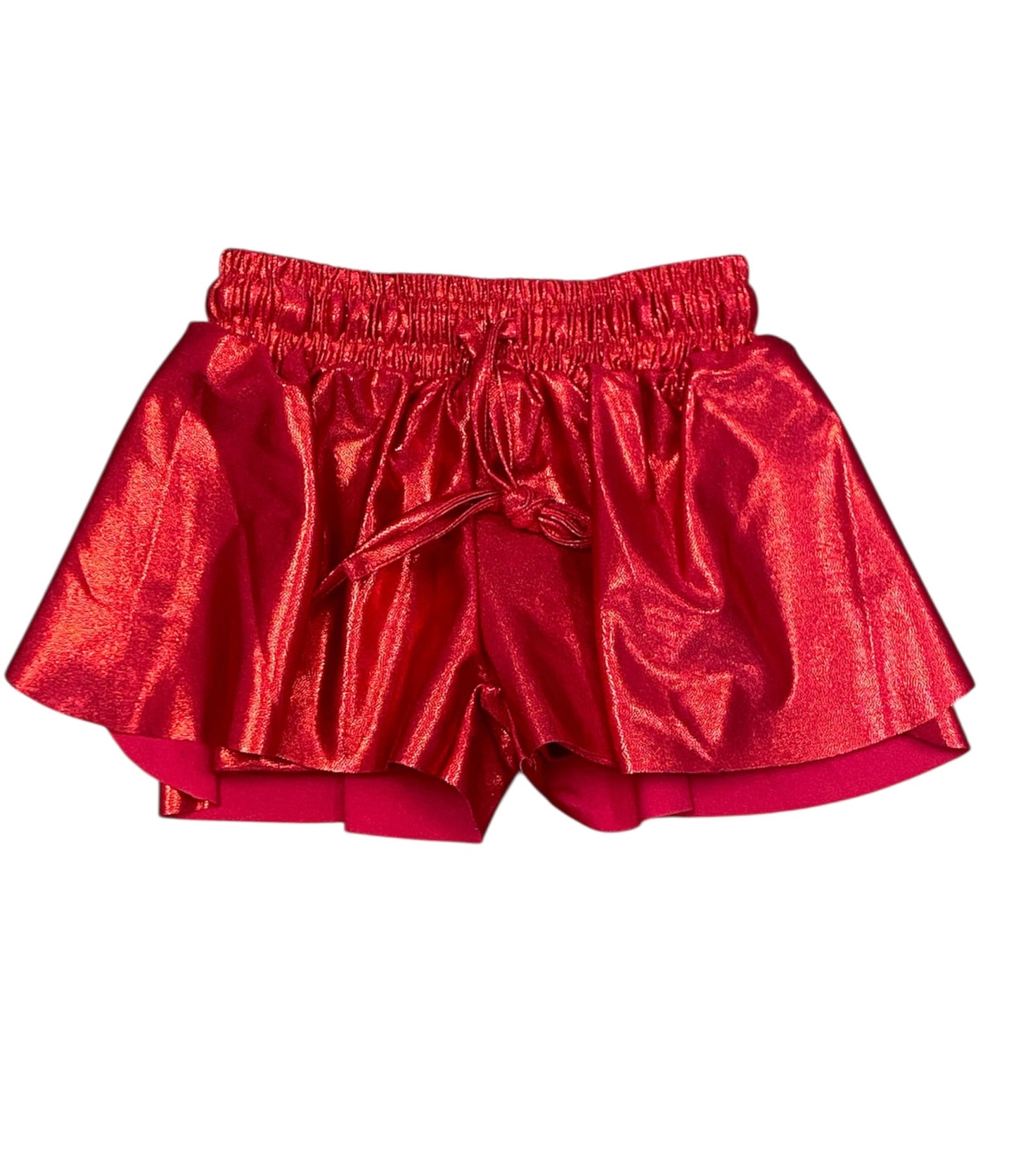 Crimson Shimmer Butterfly Short