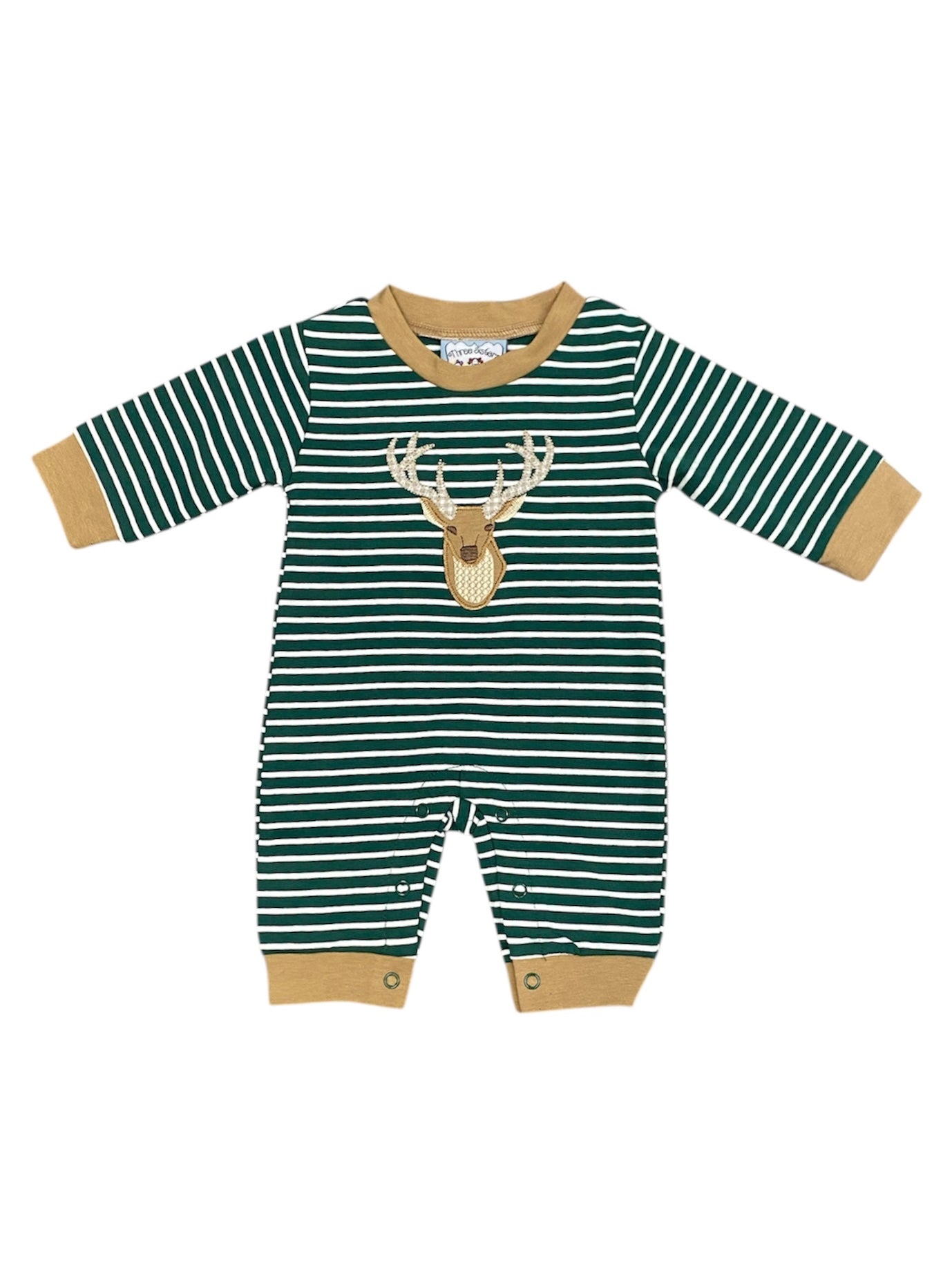 Deer Appliqué Boy Romper