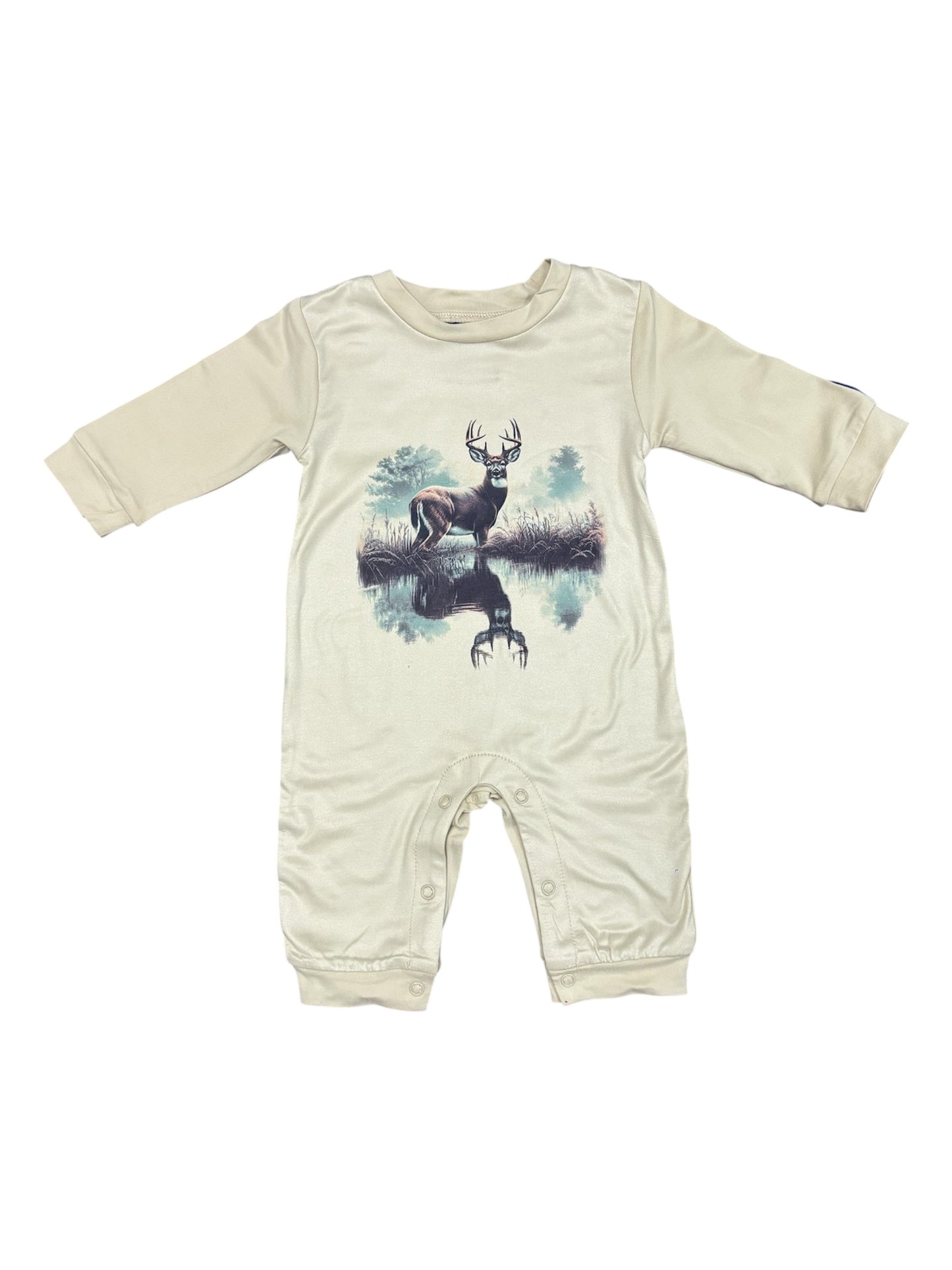 Deer Reflection Boy Romper