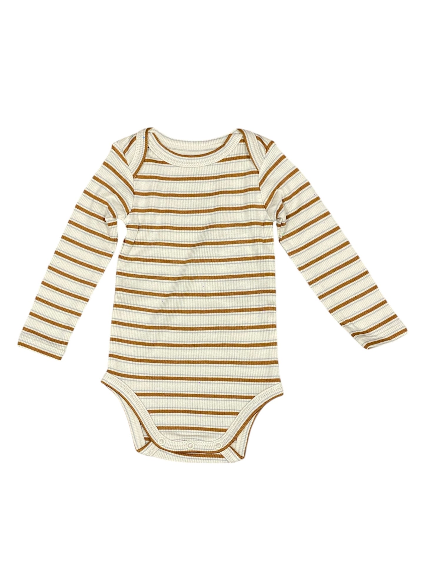 Brown Vintage Stripe Bodysuit