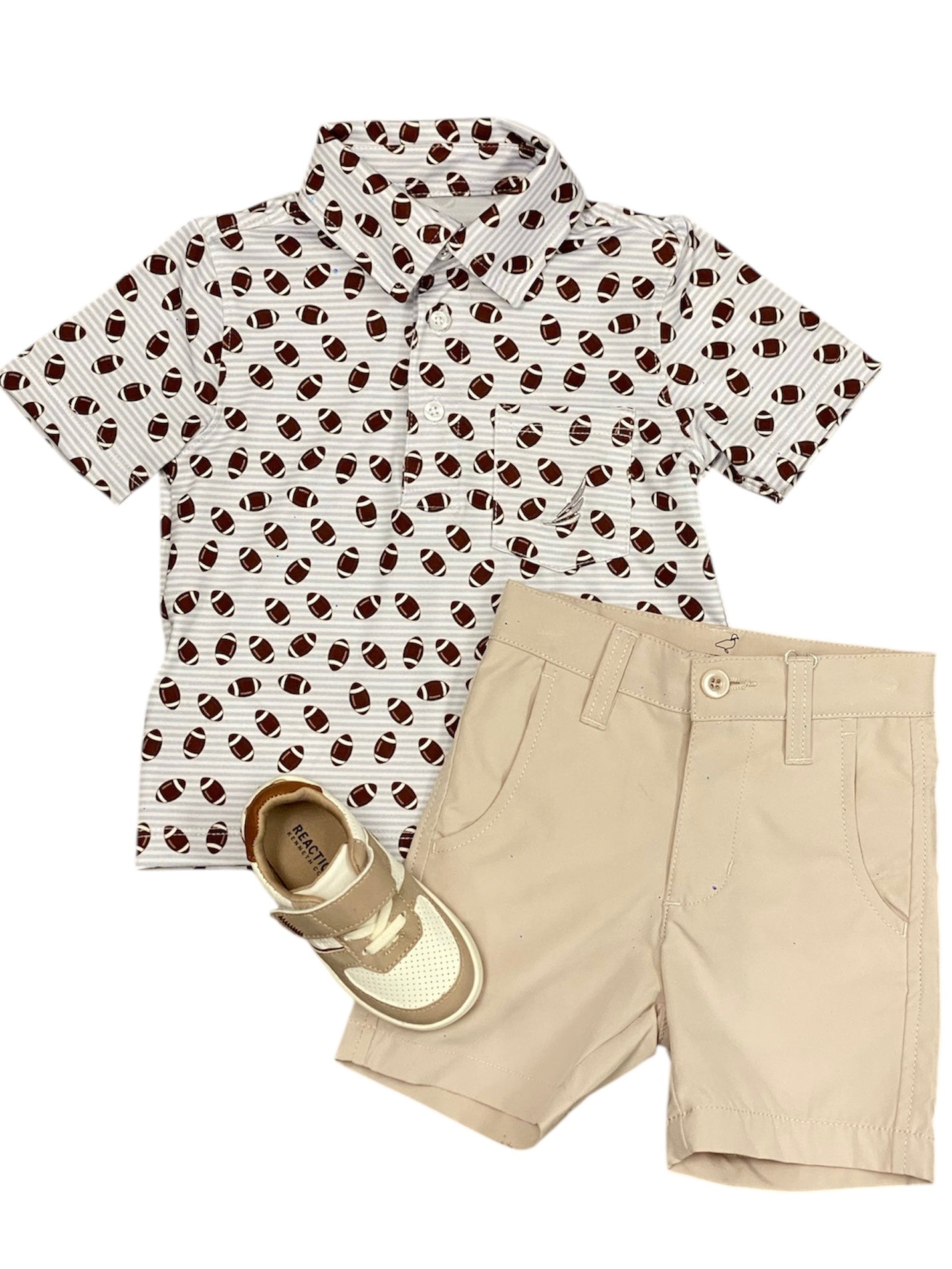 Miles Perf. Football Polo