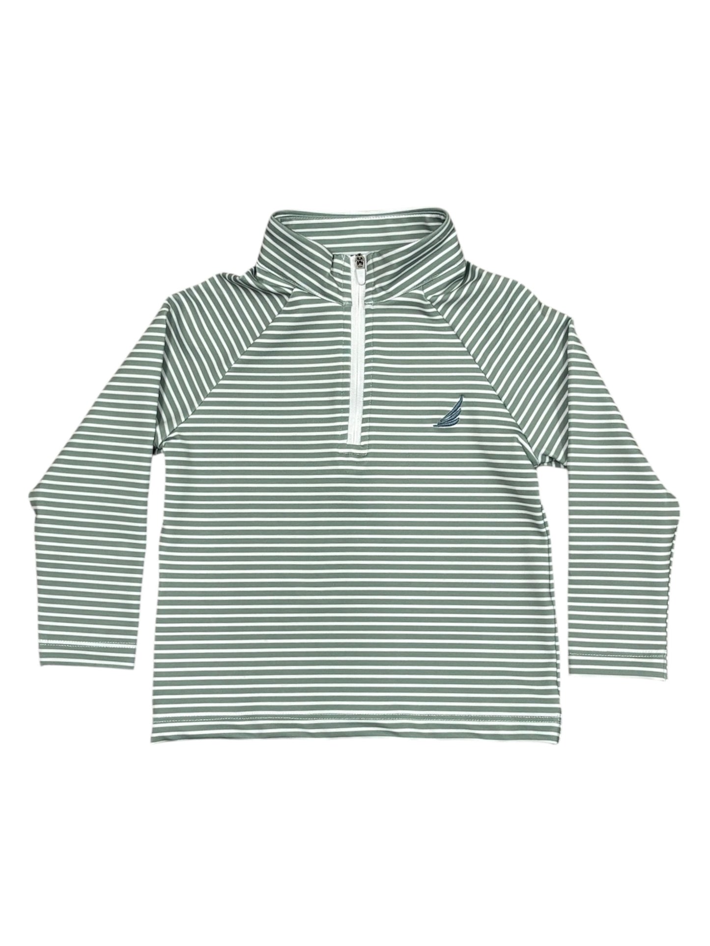 Levi Green Performance Striped Pullover