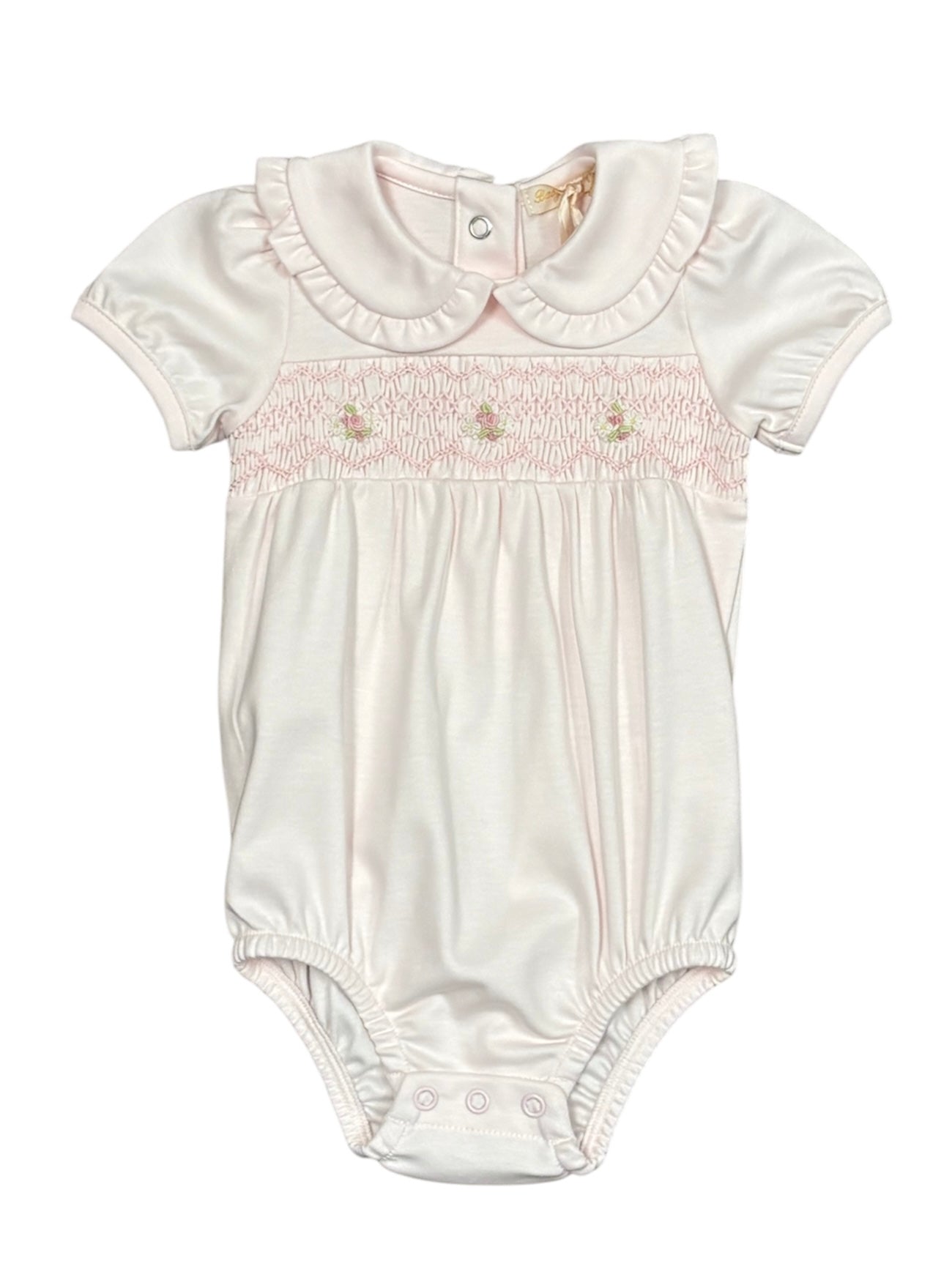 Pink Hand Smocked Bubble