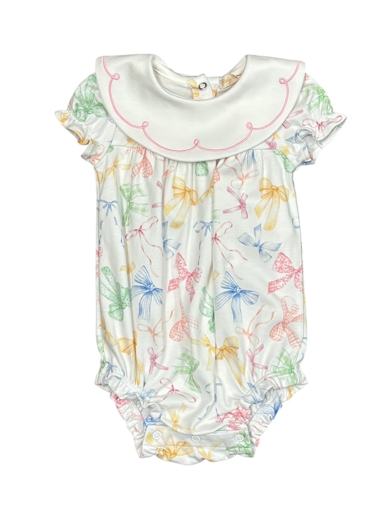 Confetti Bows Bubble W/ Collar