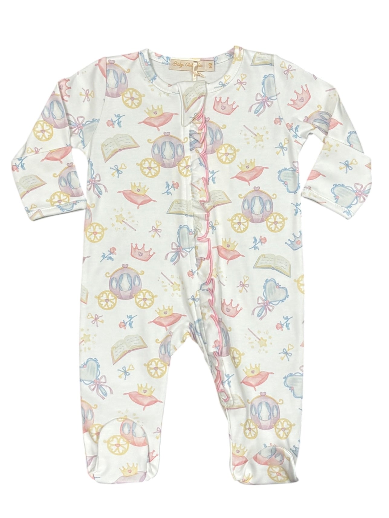 Once Upon A Time Zip Ruffle Footie