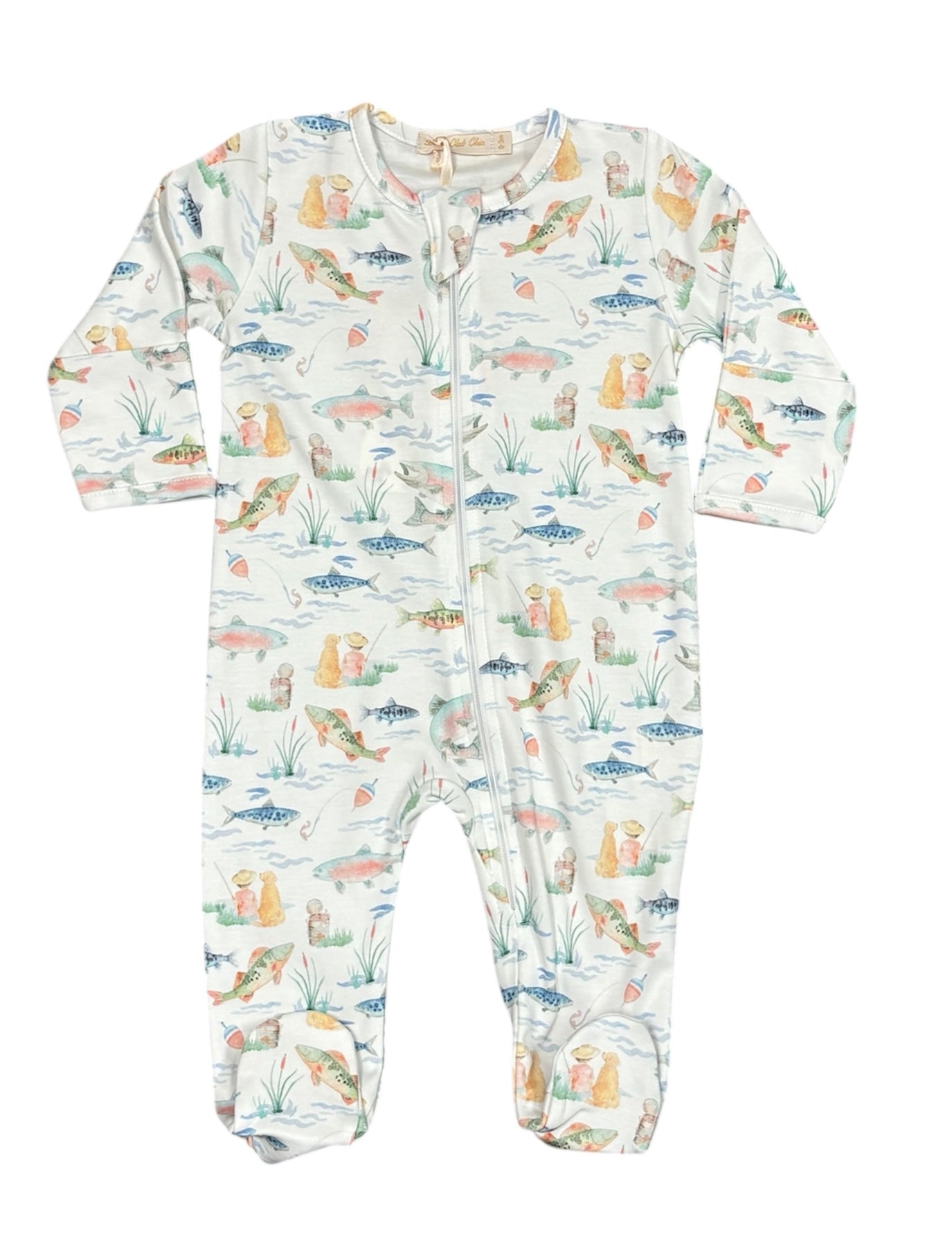 Gone Fishing Zip Footie