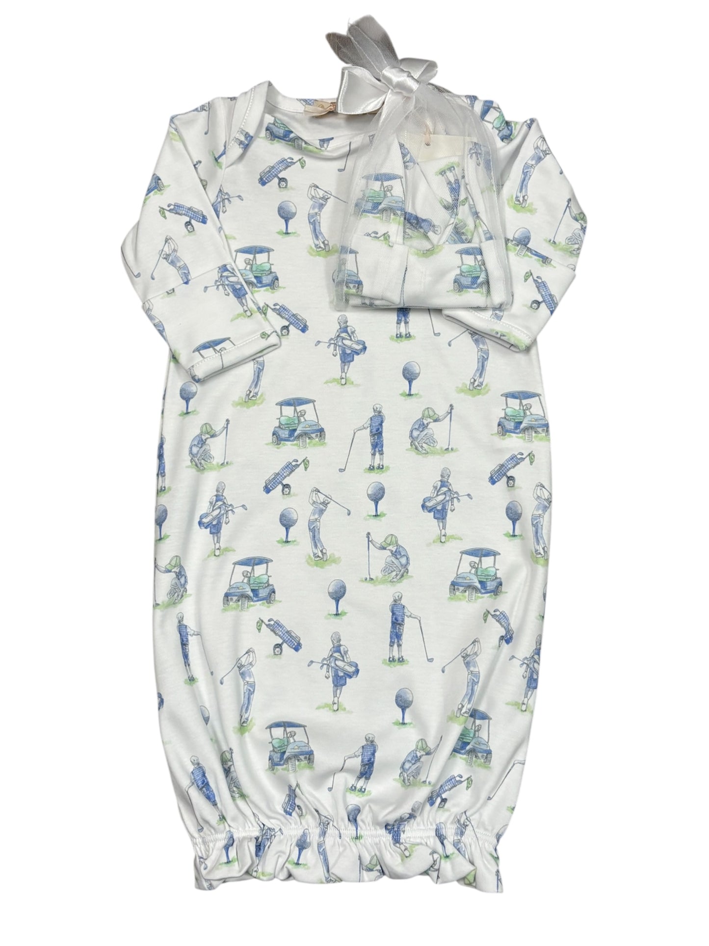 Golf Field Gown & Hat Set