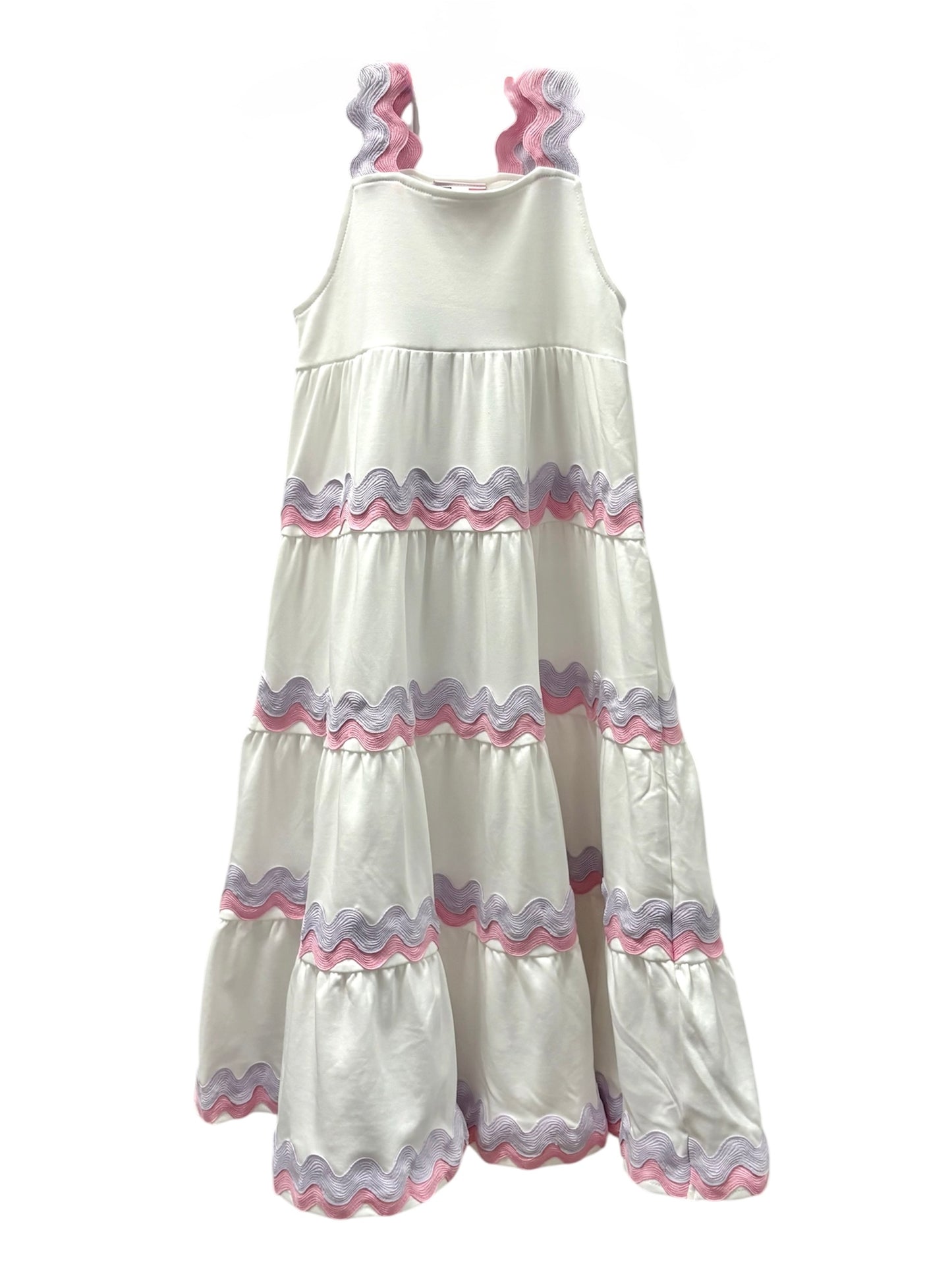 White Saylor Ric Rac Dress