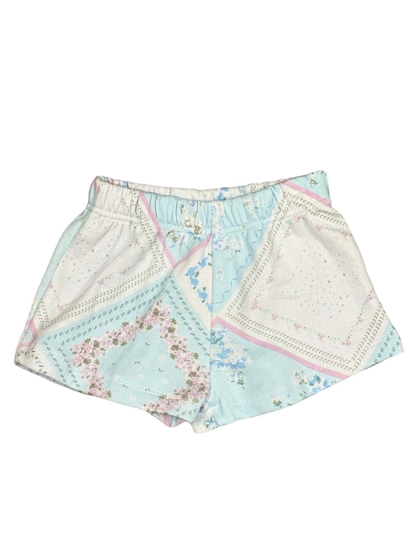 Blue Handkerchief Shorts