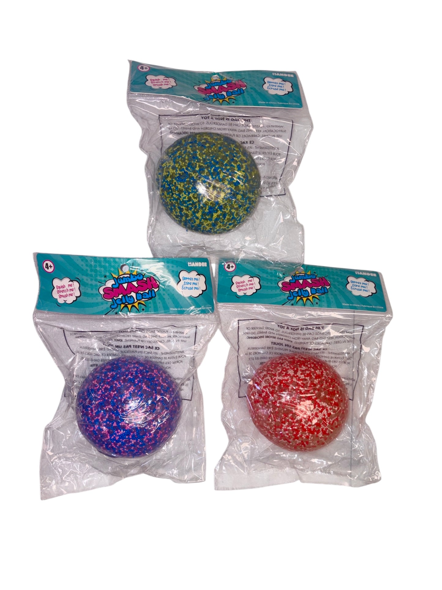 Jumbo 4" Dna Smash Jelly Ball