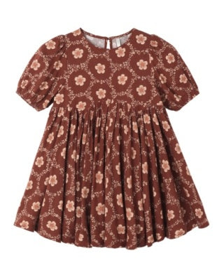 Rose Dress Brick Daisies