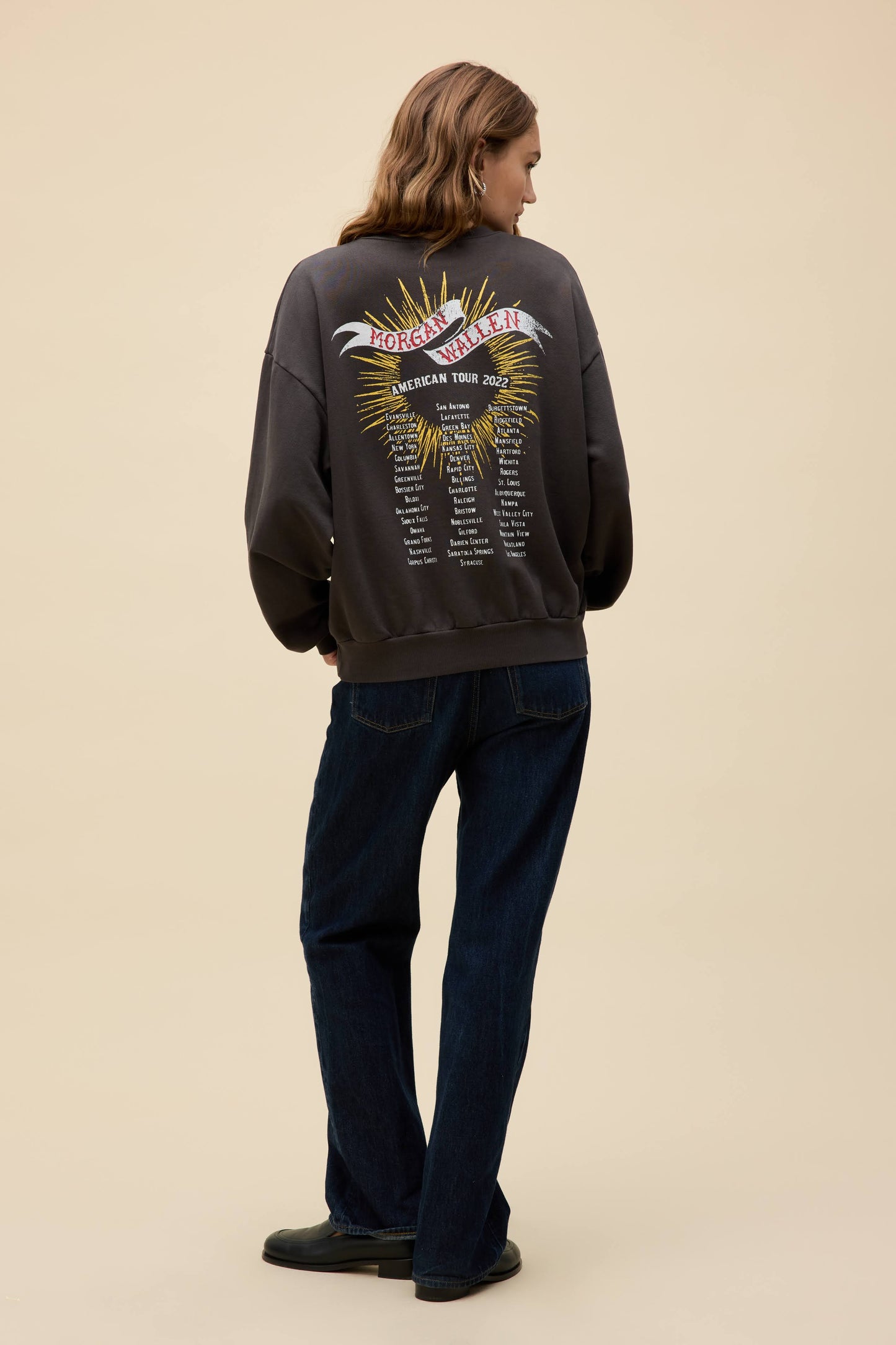 Morgan Wallen Classic Eagle Oversized Sweatshirt