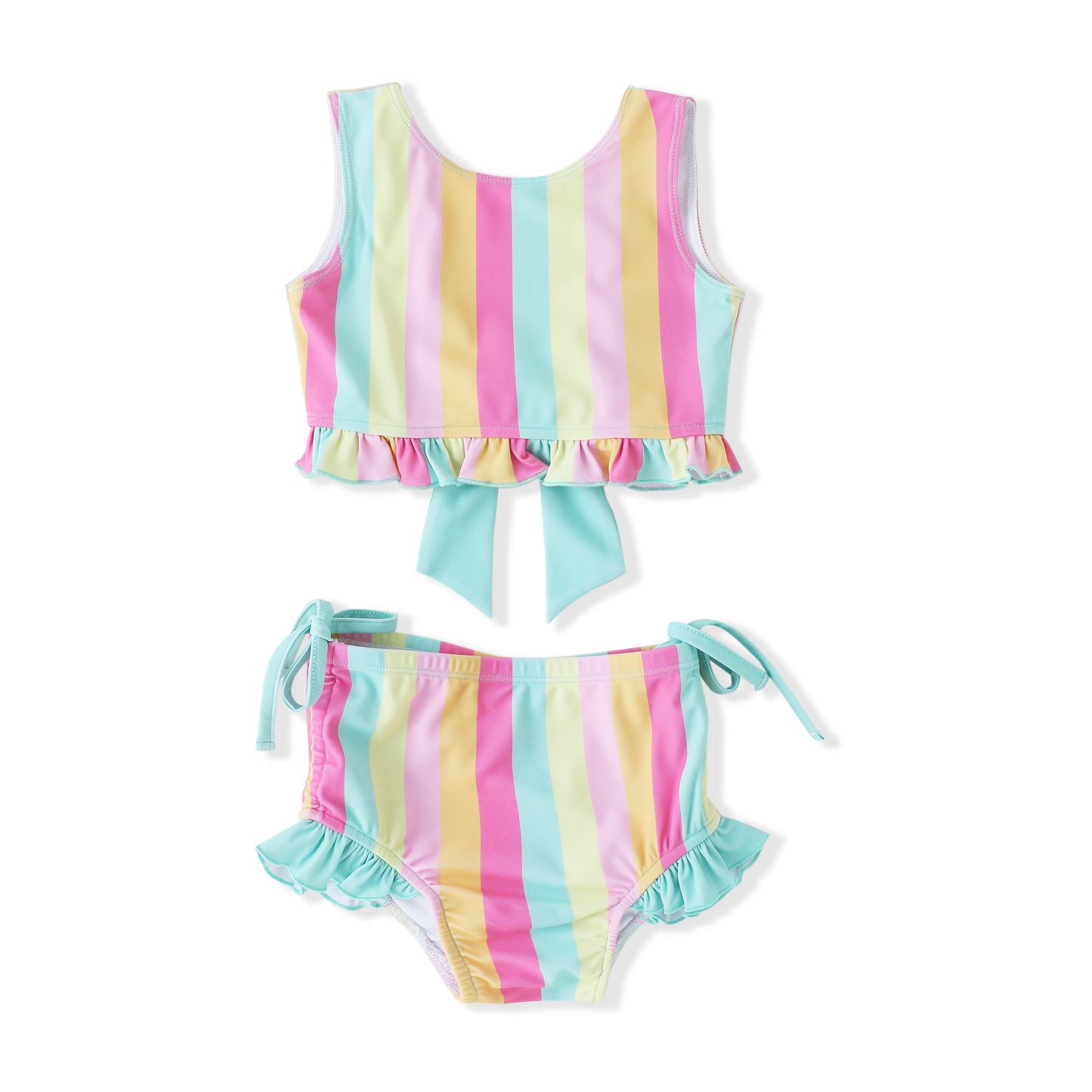 Rainbow Stripe Swimsuit
